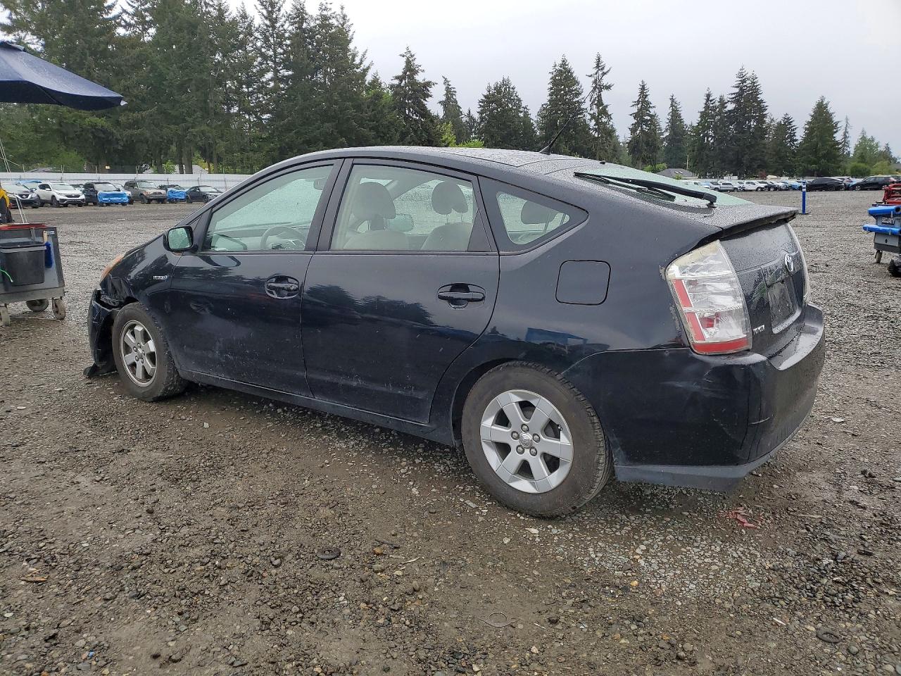 2007 Toyota Prius Base Черный vin: JTDKB20U077637070
