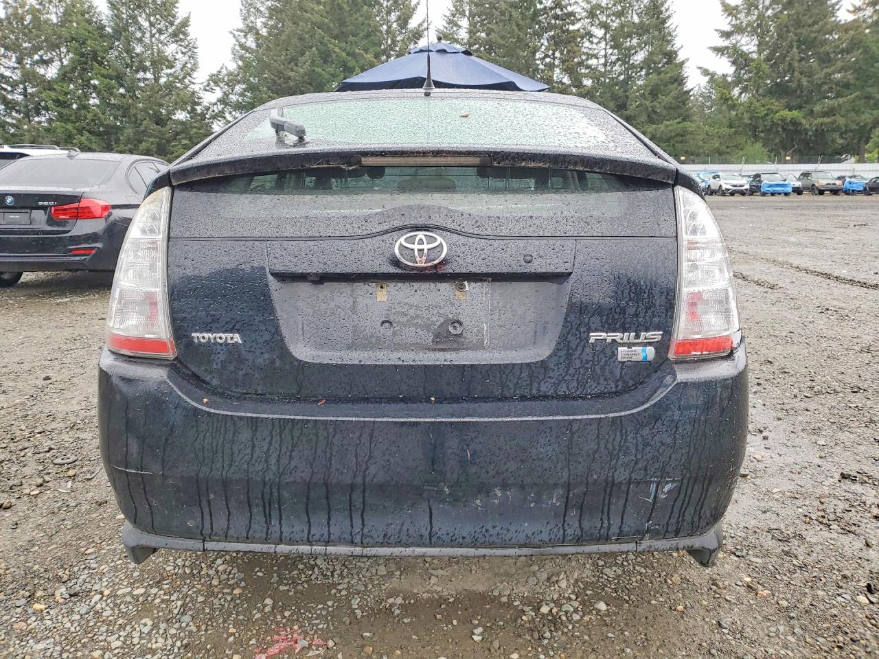2007 Toyota Prius Base Черный vin: JTDKB20U077637070