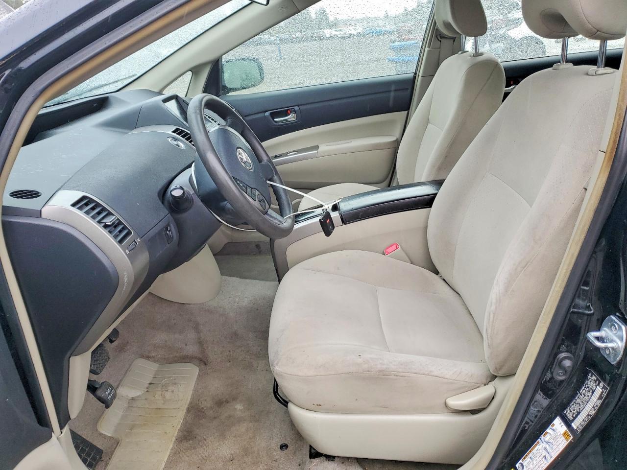 2007 Toyota Prius Base Черный vin: JTDKB20U077637070