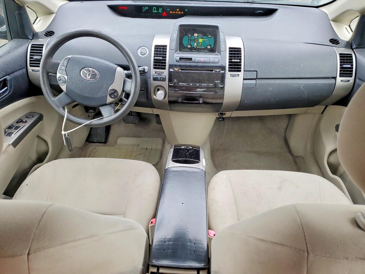 2007 Toyota Prius Base Черный vin: JTDKB20U077637070
