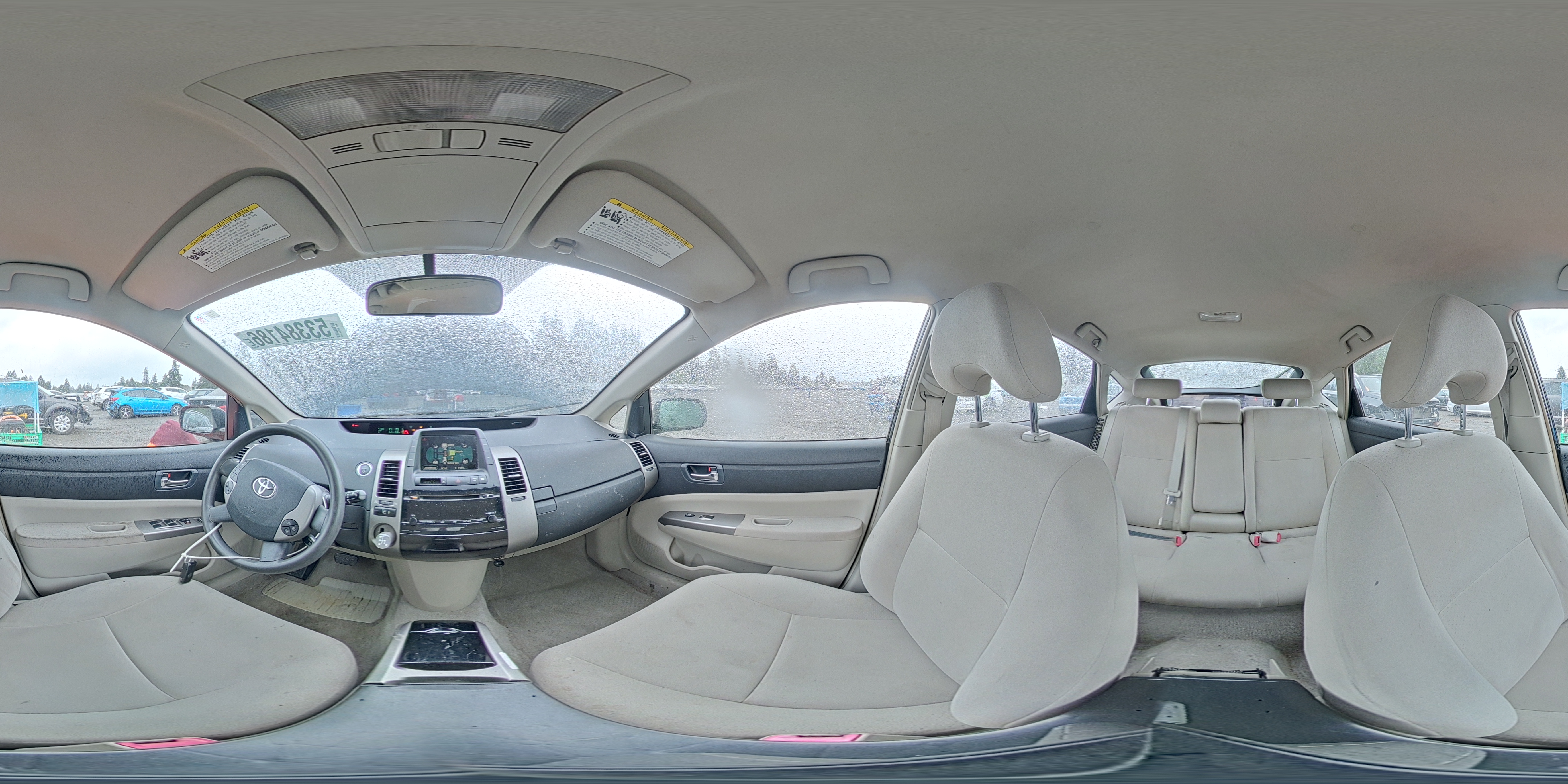 2007 Toyota Prius Base Черный vin: JTDKB20U077637070