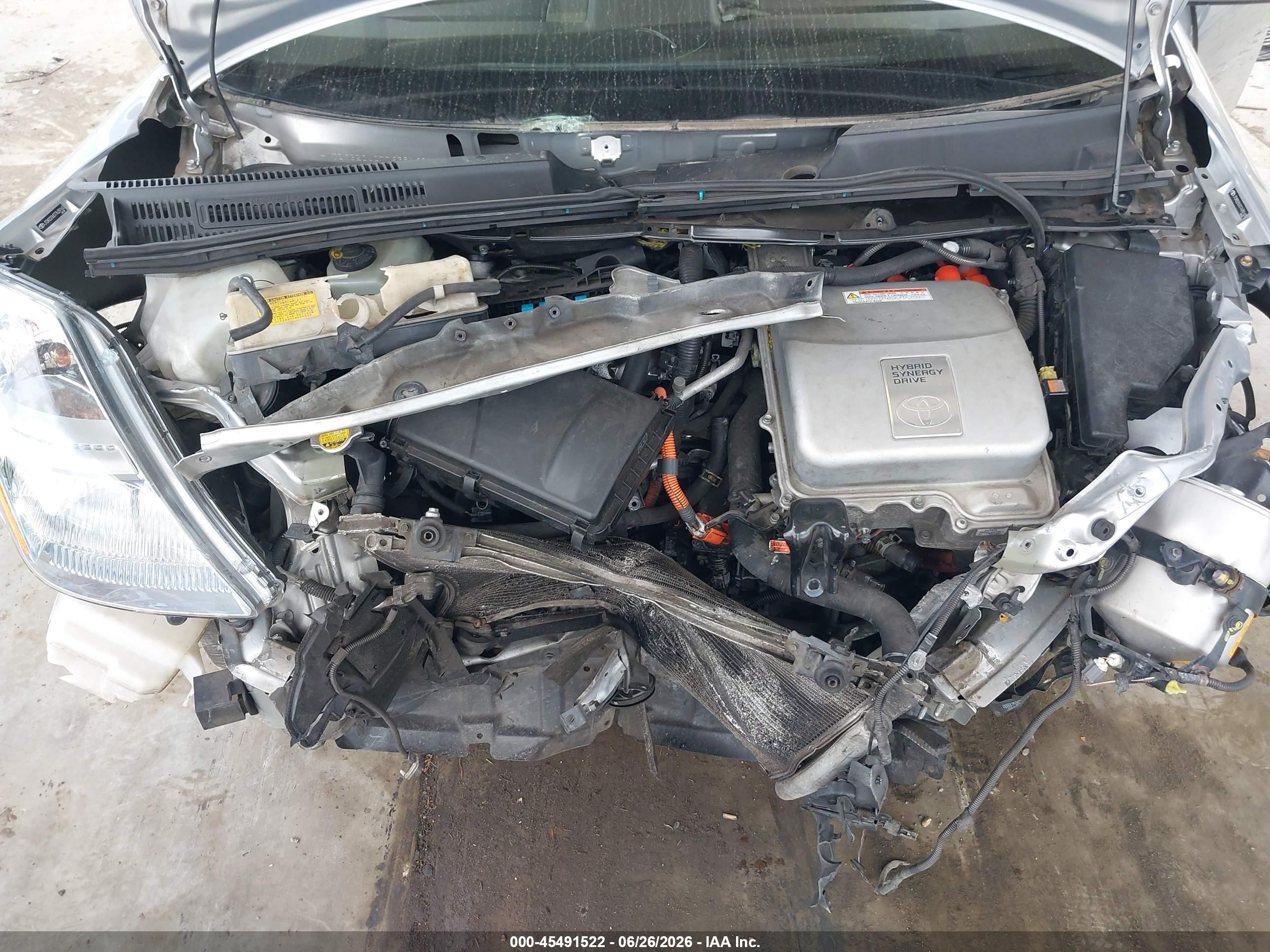 2007 Toyota Prius   Silver vin: JTDKB20U077639160