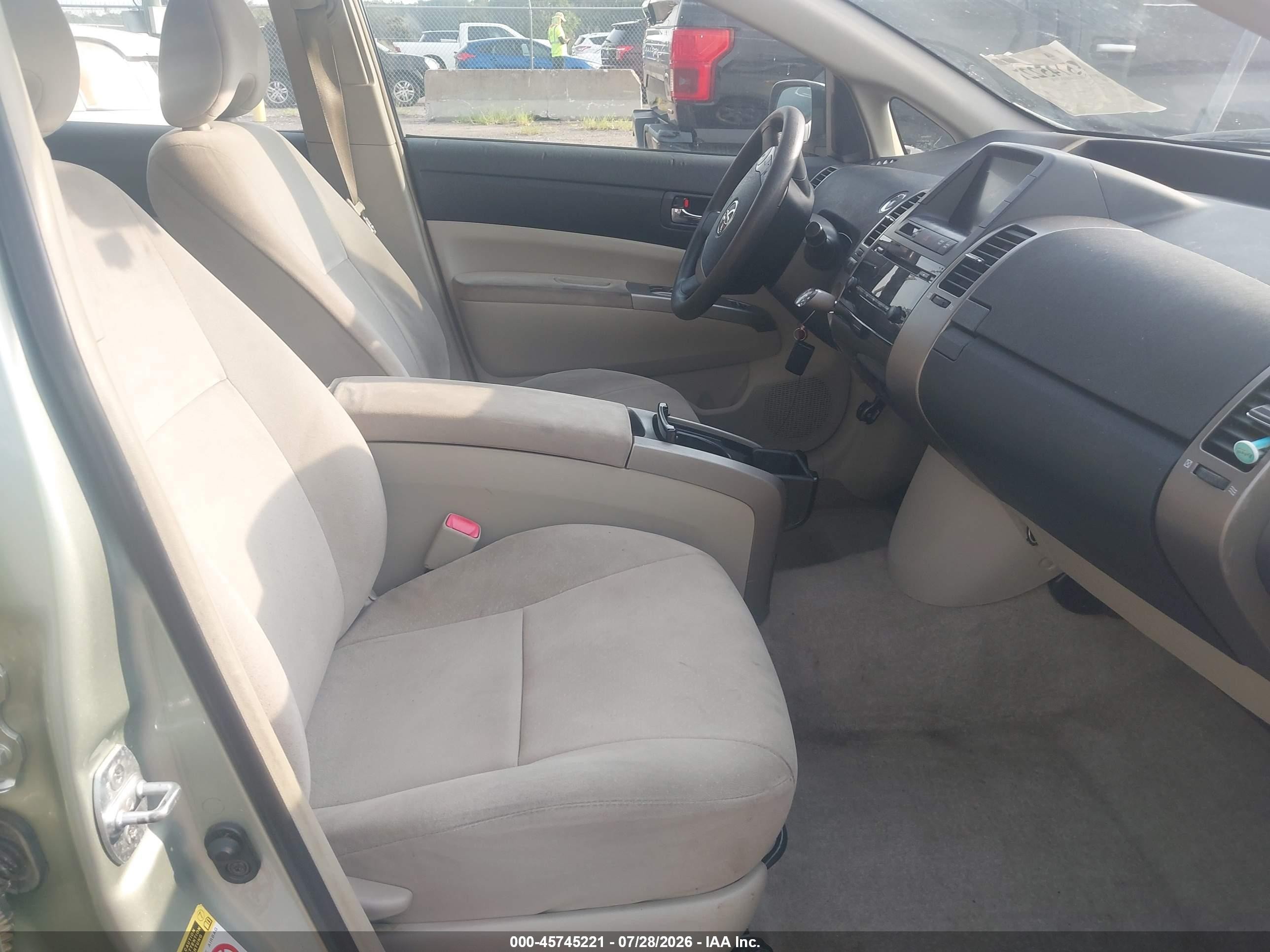 2007 Toyota Prius   Green vin: JTDKB20U077650840