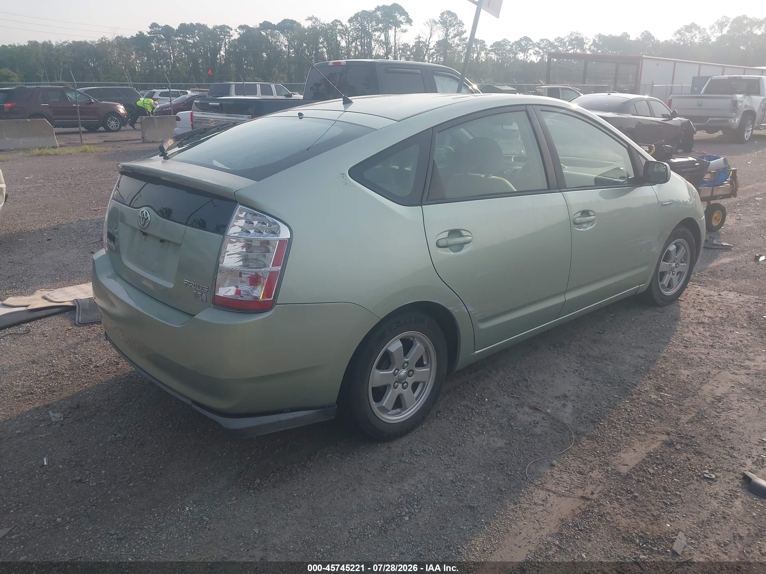 2007 Toyota Prius   Green vin: JTDKB20U077650840