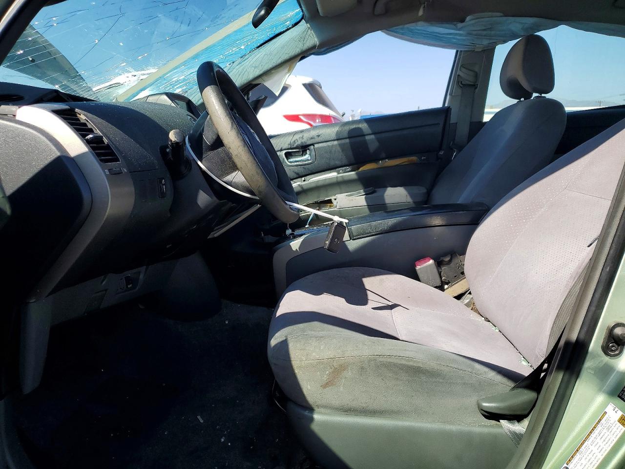 2007 Toyota Prius Base Green vin: JTDKB20U077665788