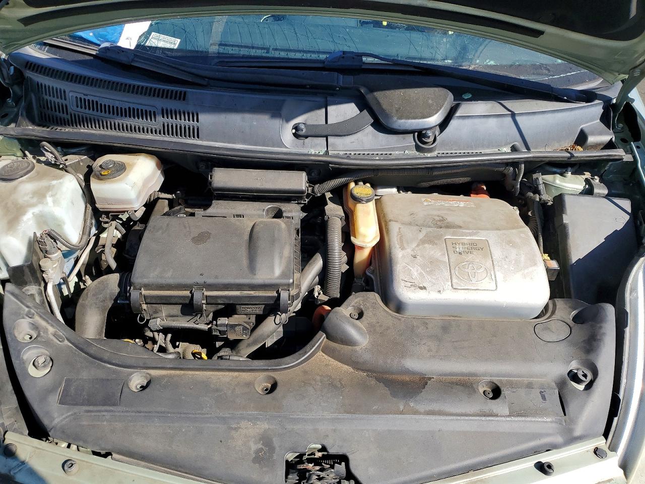 2007 Toyota Prius Base Green vin: JTDKB20U077665788