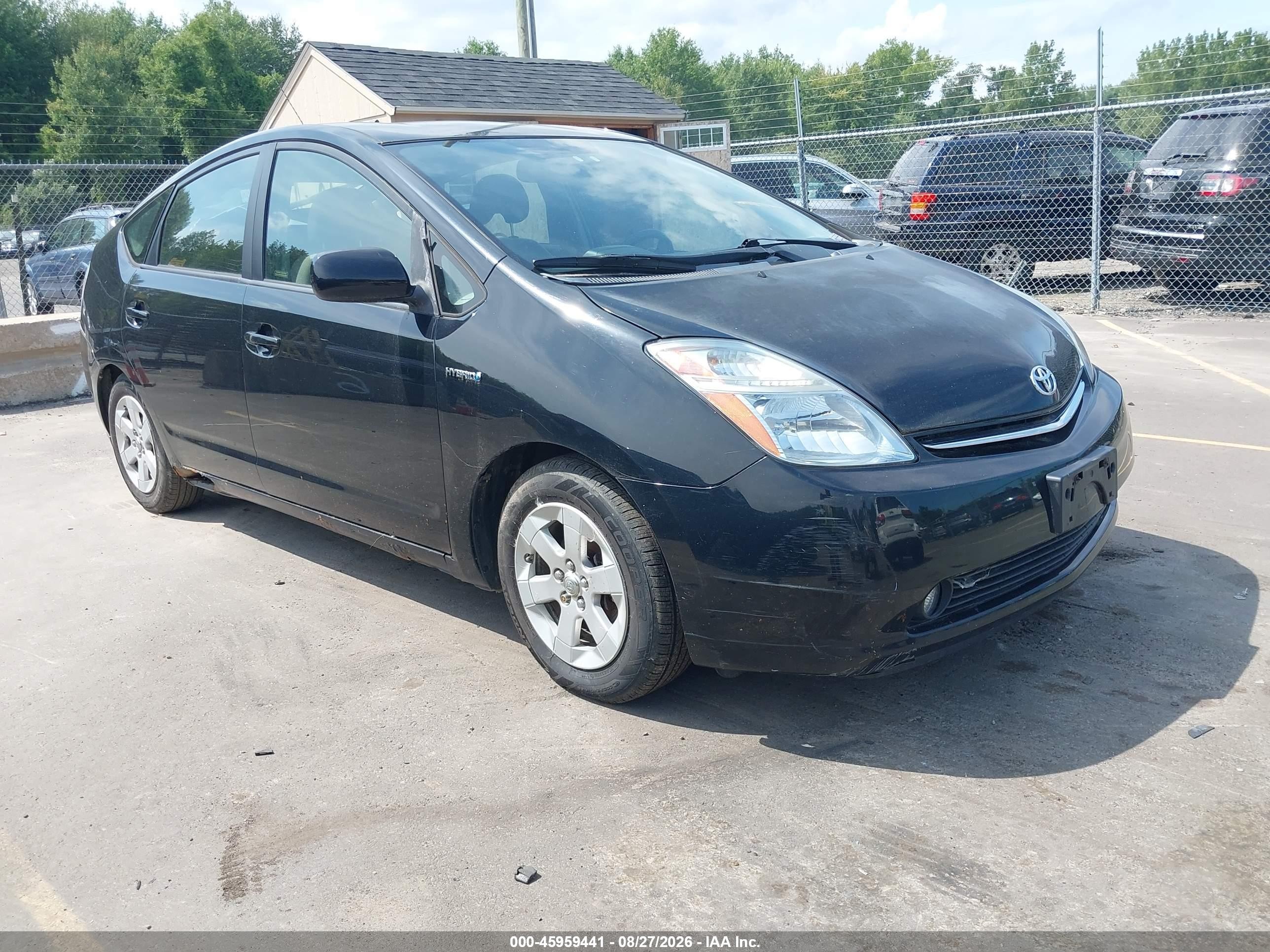 2007 Toyota Prius   Black vin: JTDKB20U077674815