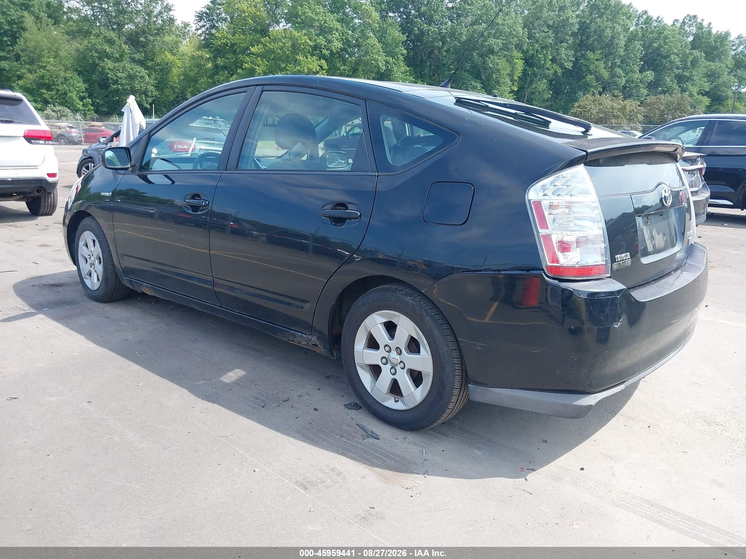 2007 Toyota Prius   Black vin: JTDKB20U077674815