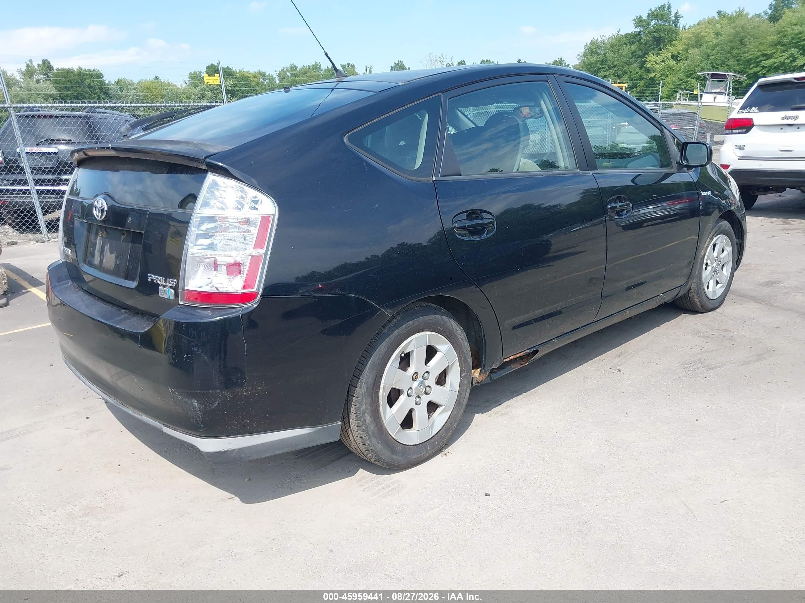 2007 Toyota Prius   Black vin: JTDKB20U077674815