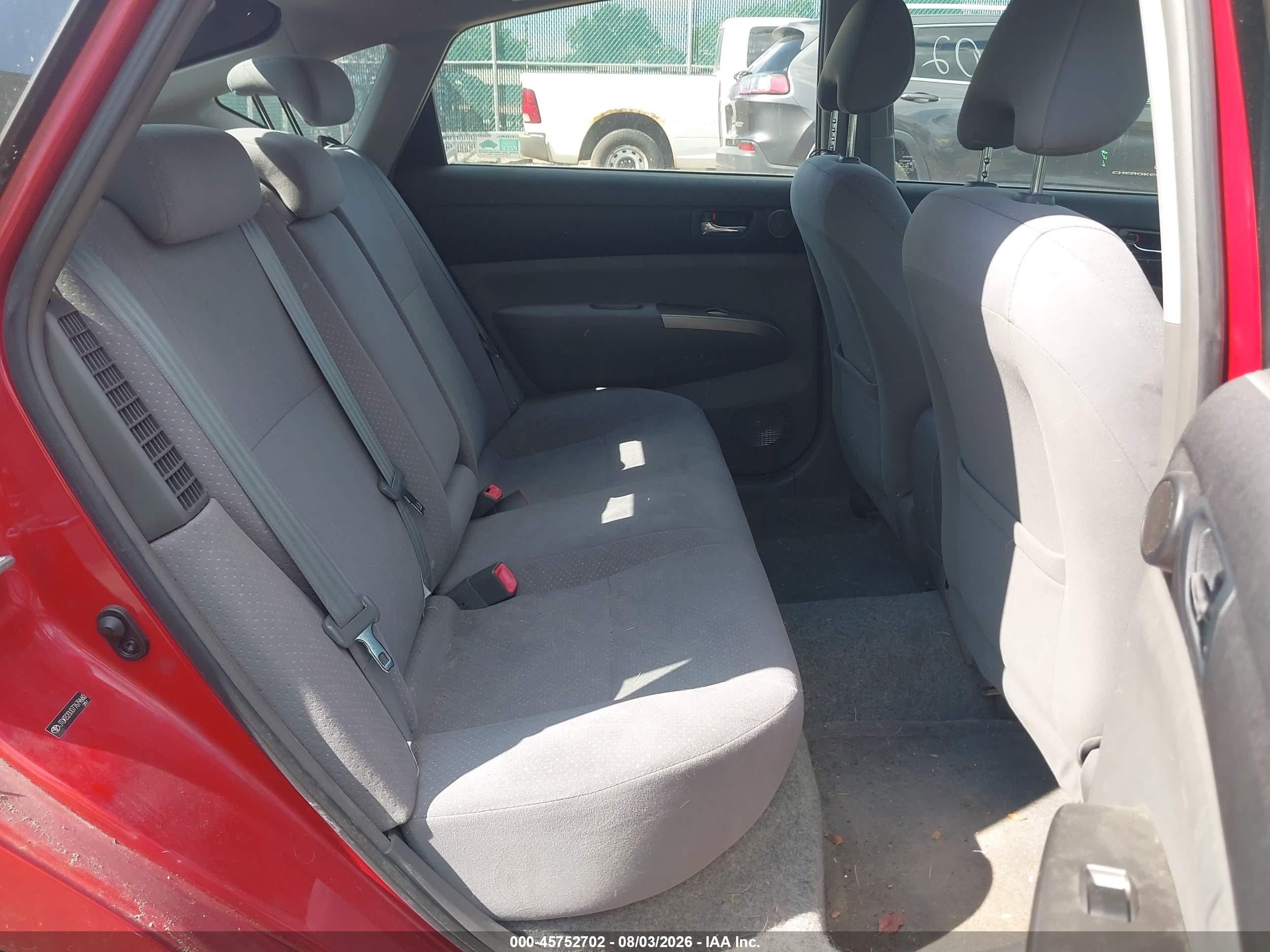 2007 Toyota Prius   Red vin: JTDKB20U077679660