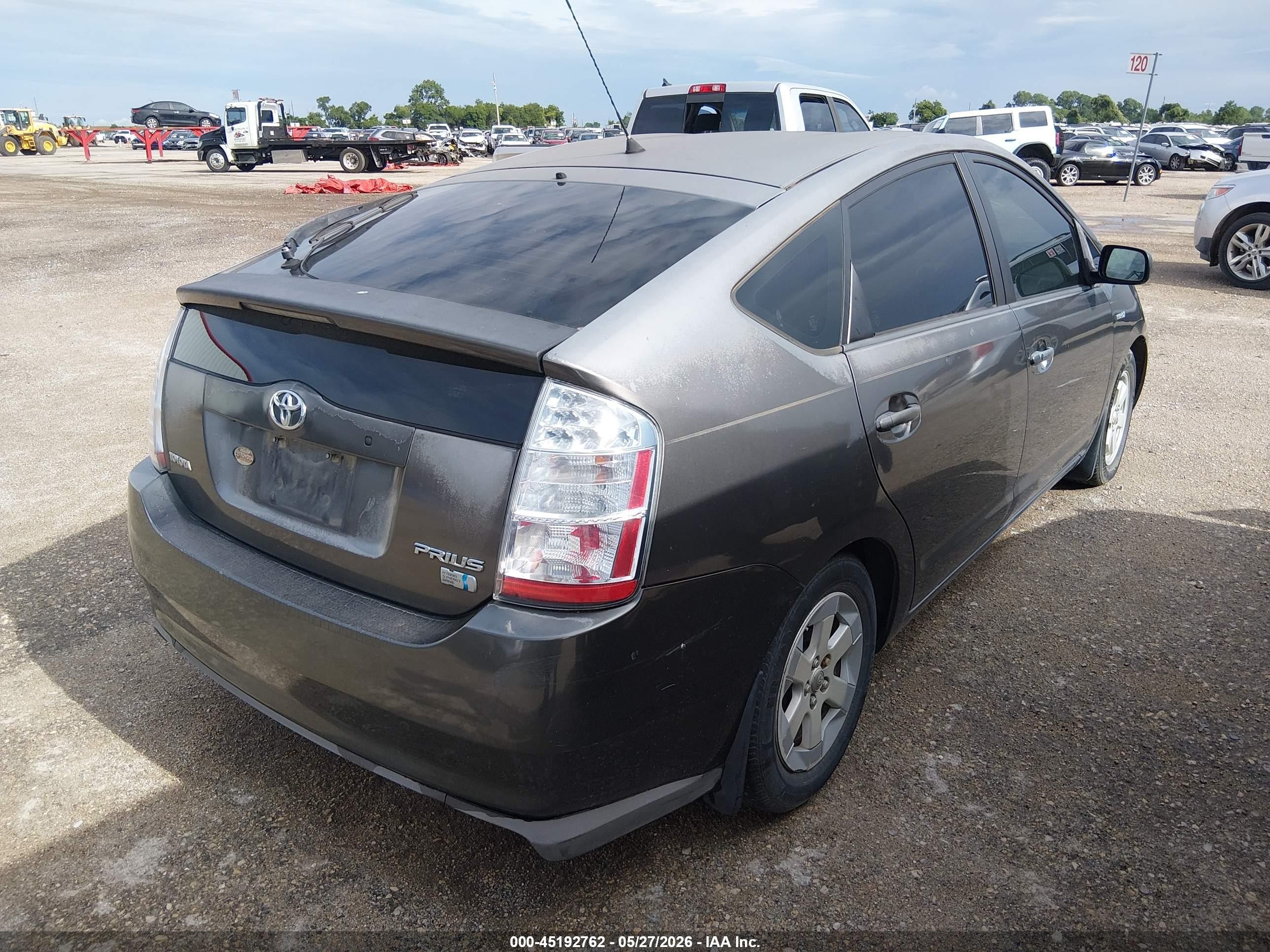 2008 Toyota Prius Gray vin: JTDKB20U083297122