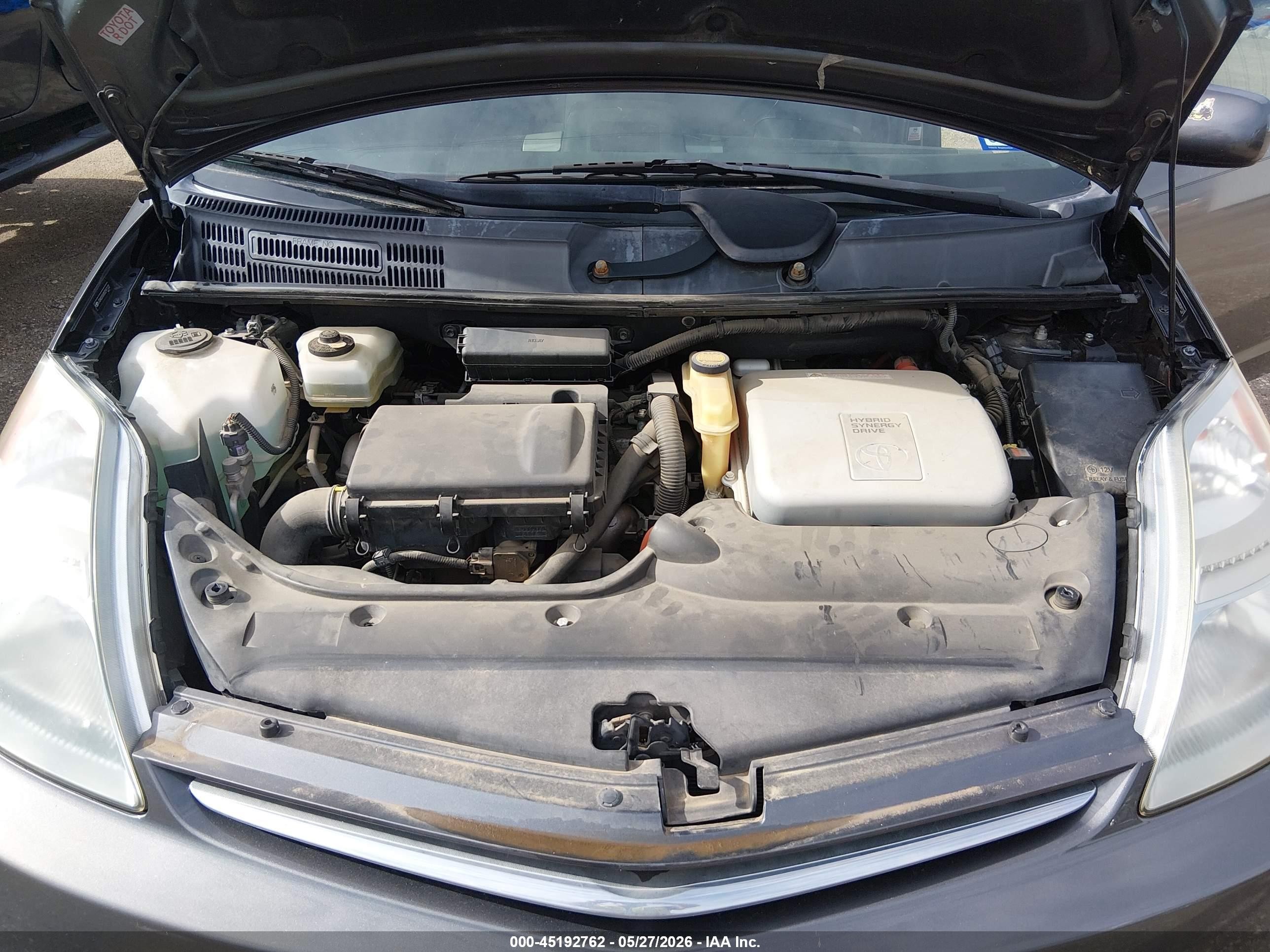 2008 Toyota Prius Gray vin: JTDKB20U083297122