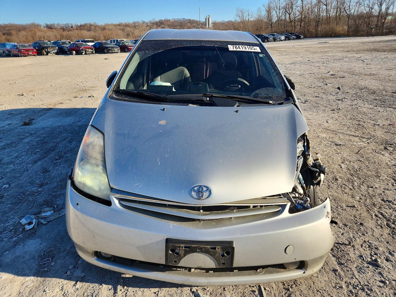 2008 Toyota Prius Silver vin: JTDKB20U083299288