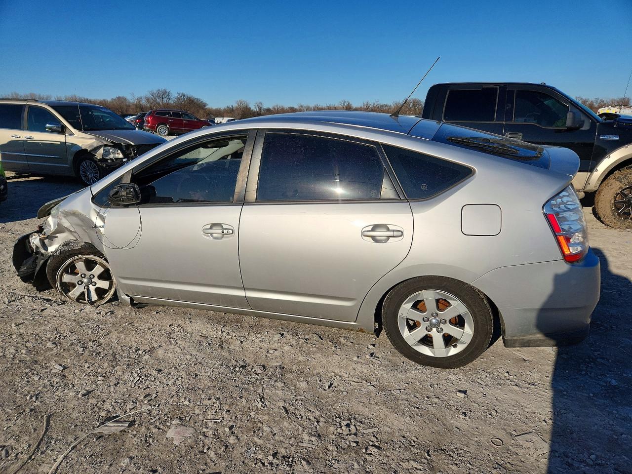 2008 Toyota Prius Silver vin: JTDKB20U083299288