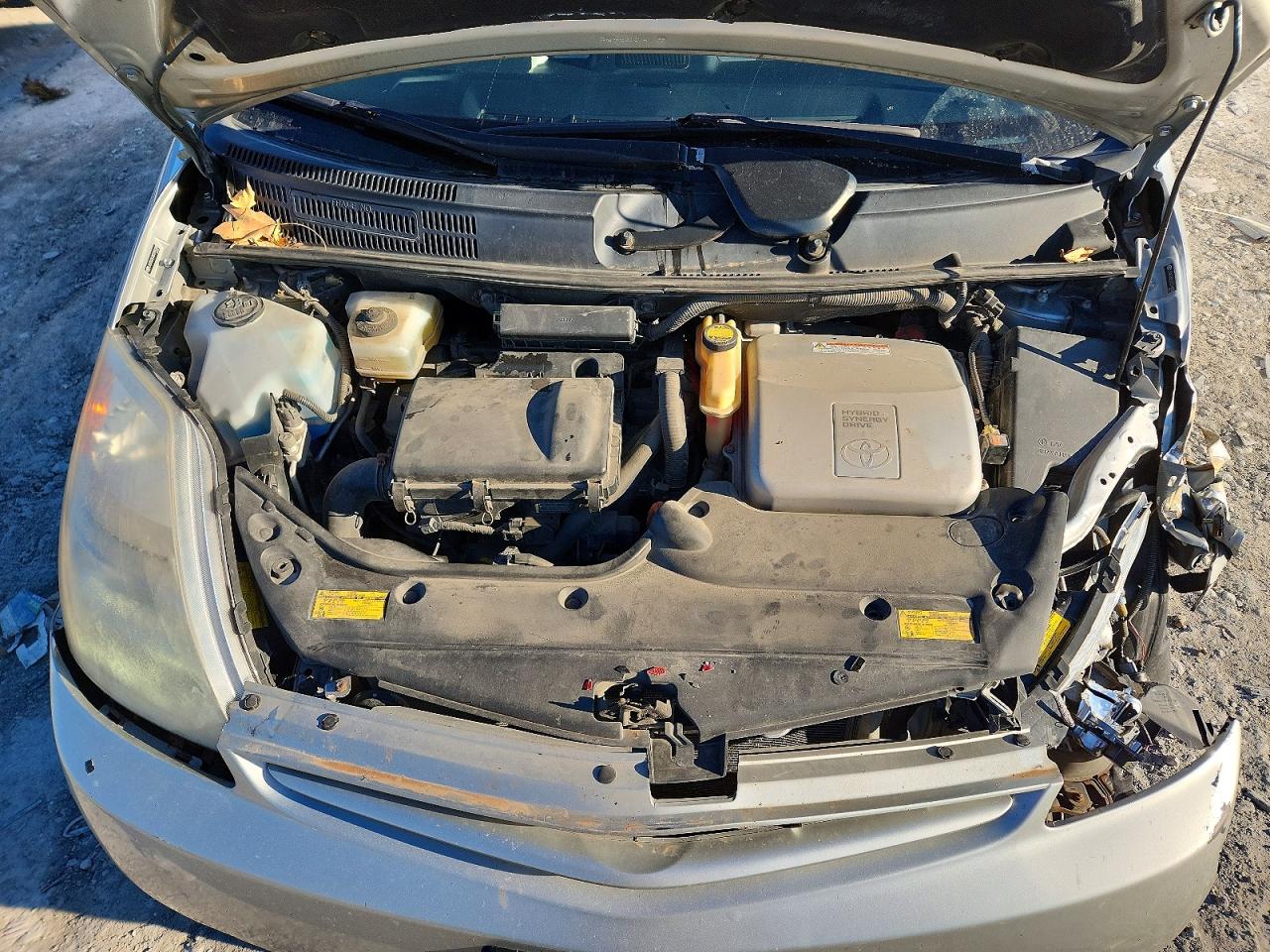 2008 Toyota Prius Silver vin: JTDKB20U083299288