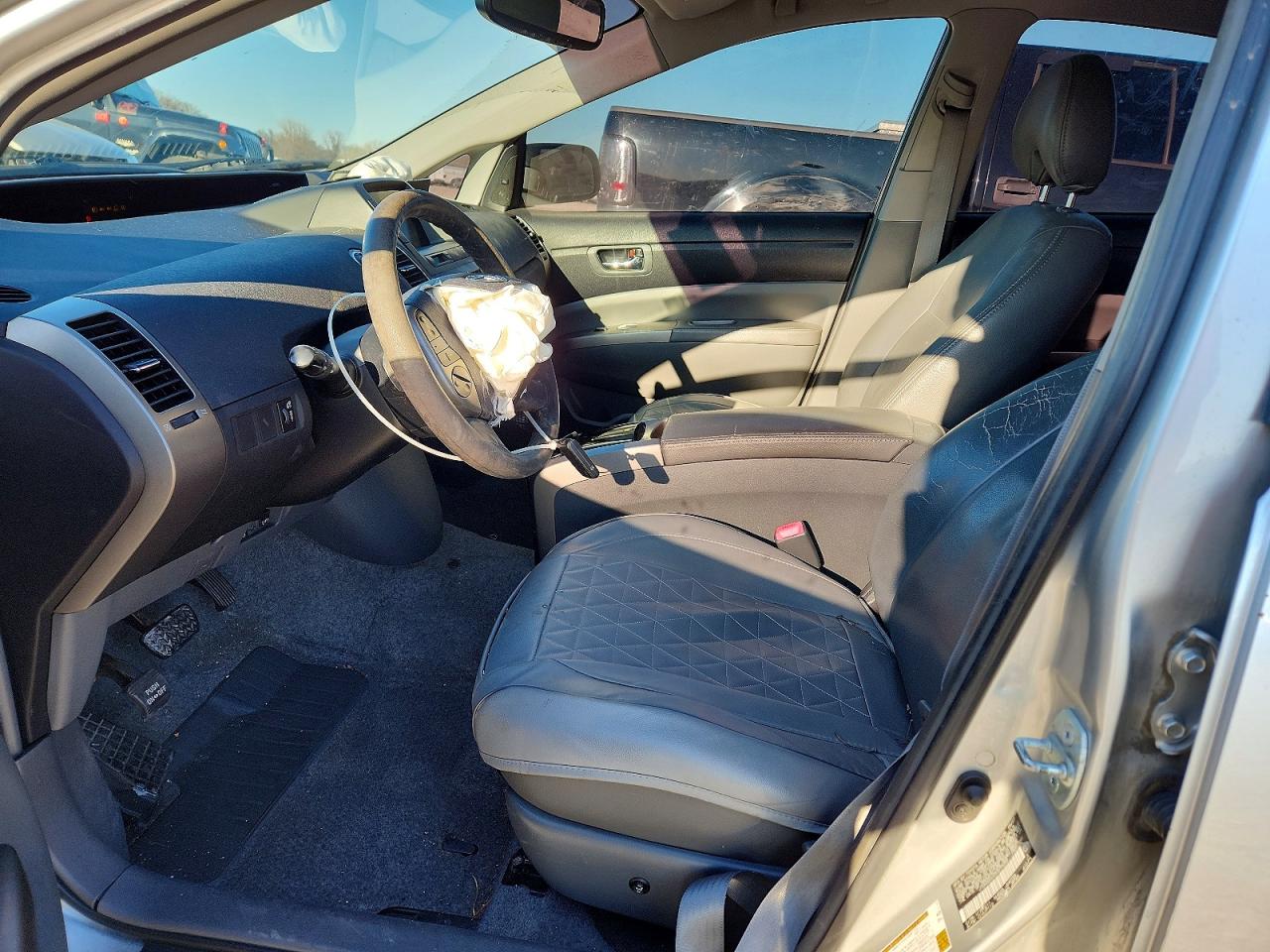 2008 Toyota Prius Silver vin: JTDKB20U083299288