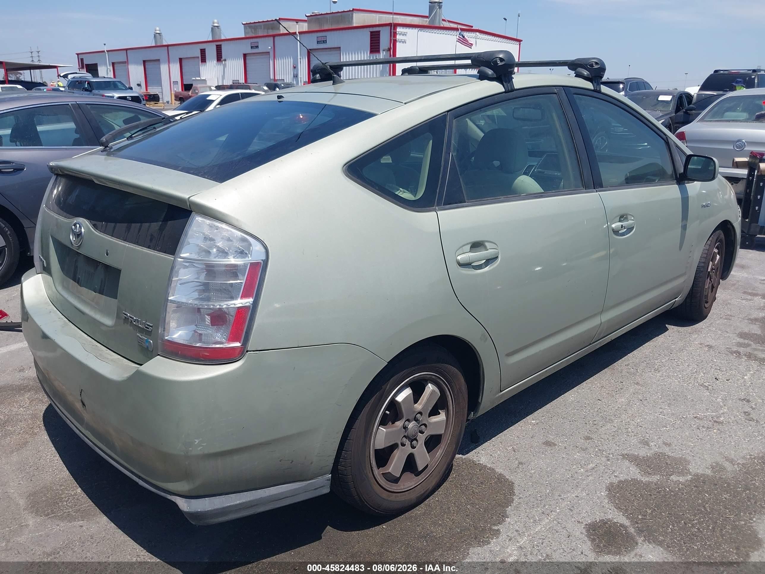 2008 Toyota Prius Green vin: JTDKB20U083313335