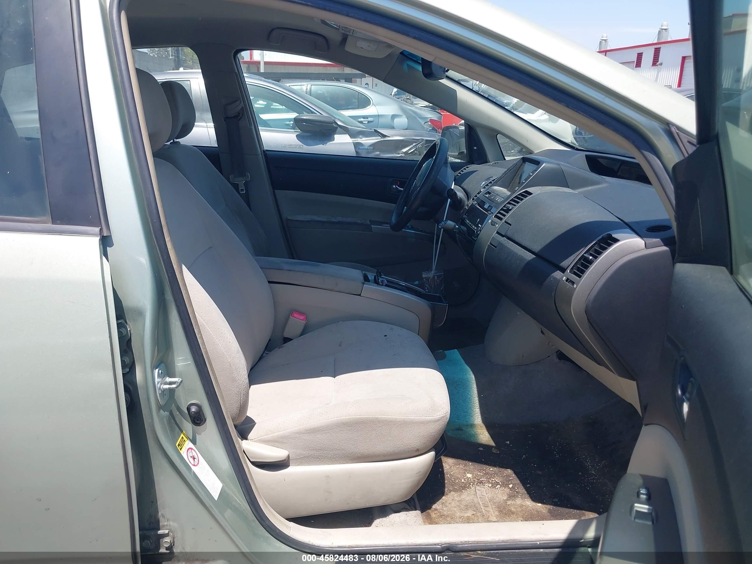 2008 Toyota Prius Green vin: JTDKB20U083313335