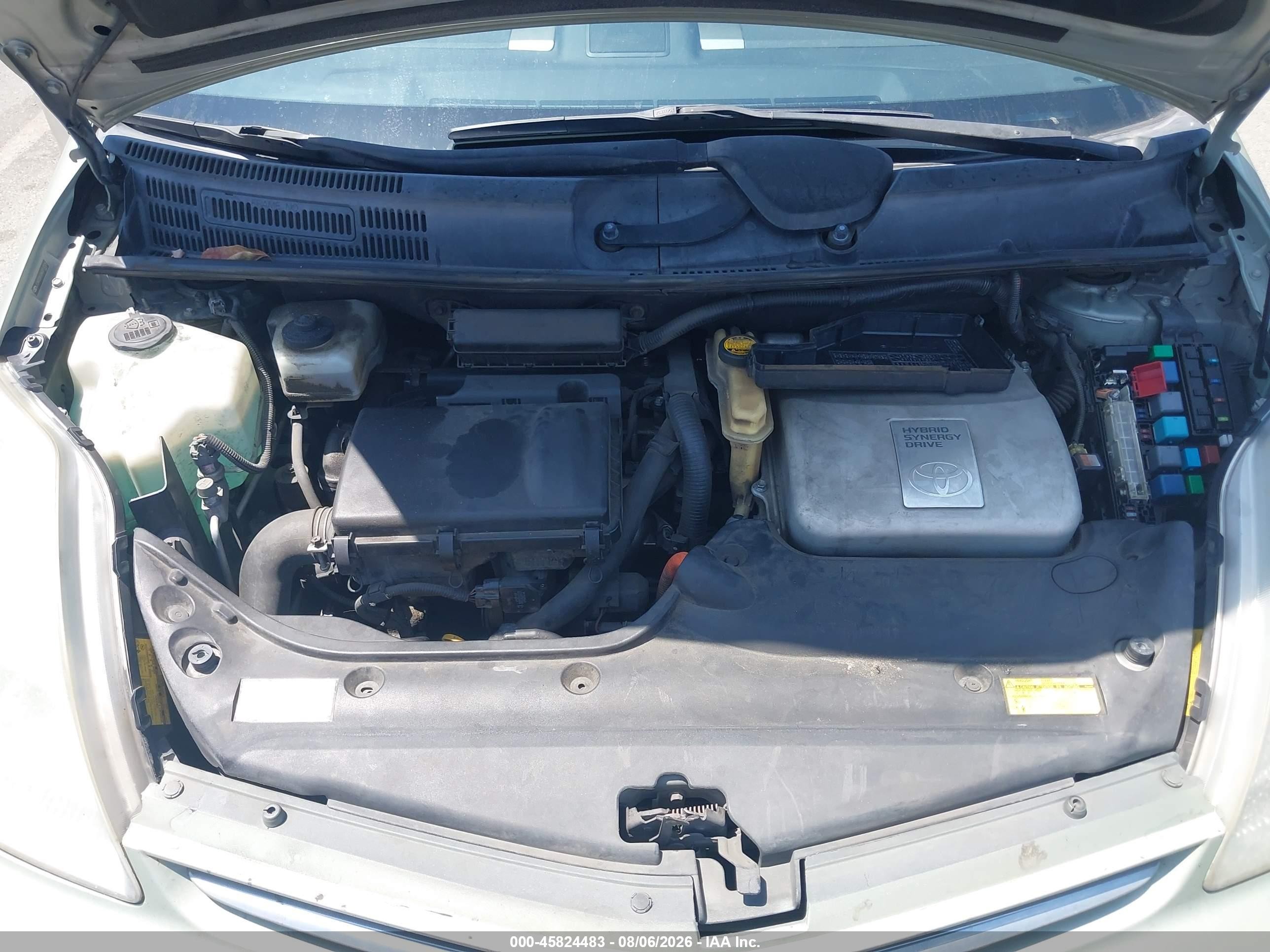 2008 Toyota Prius Green vin: JTDKB20U083313335