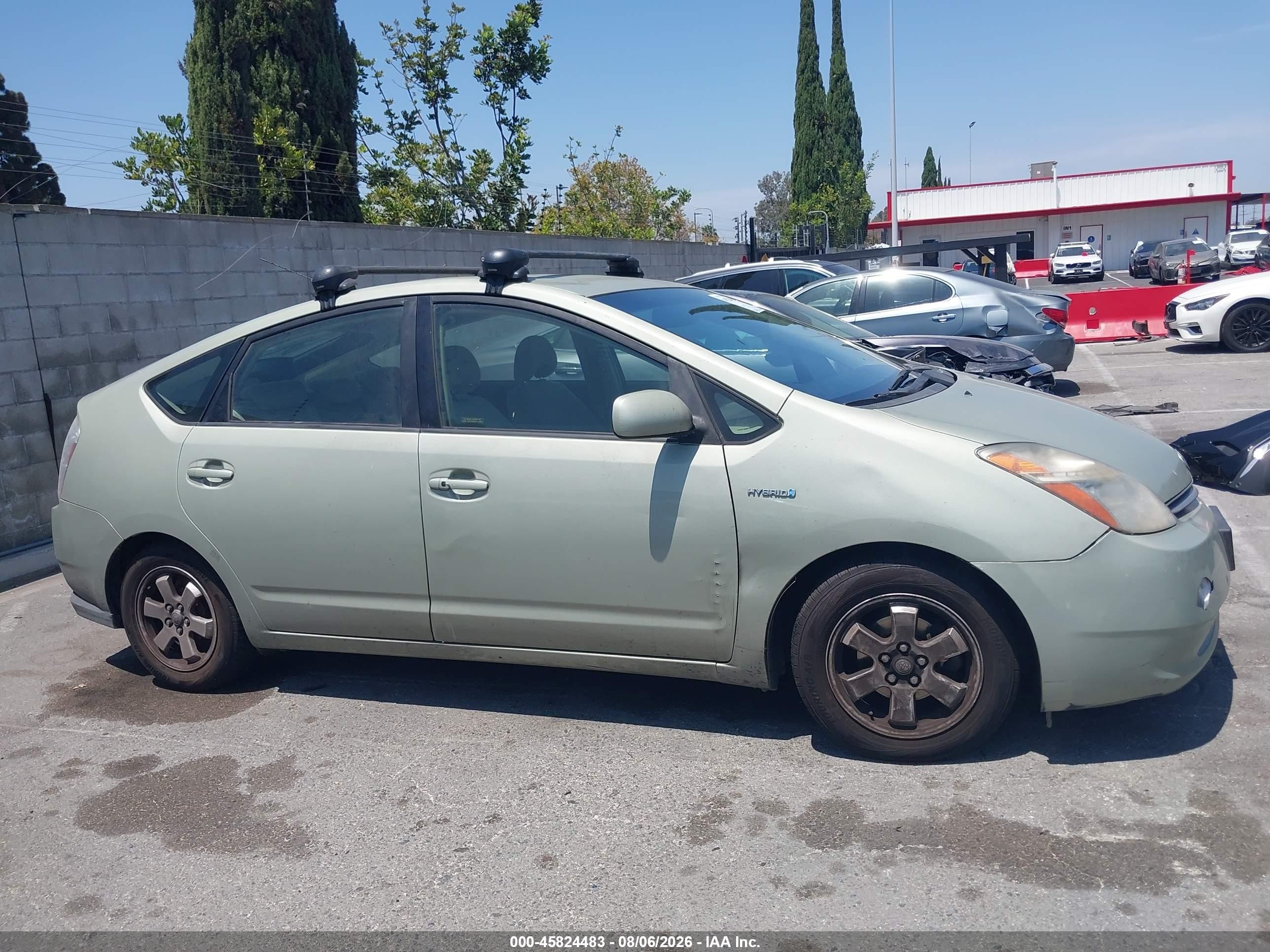 2008 Toyota Prius Green vin: JTDKB20U083313335