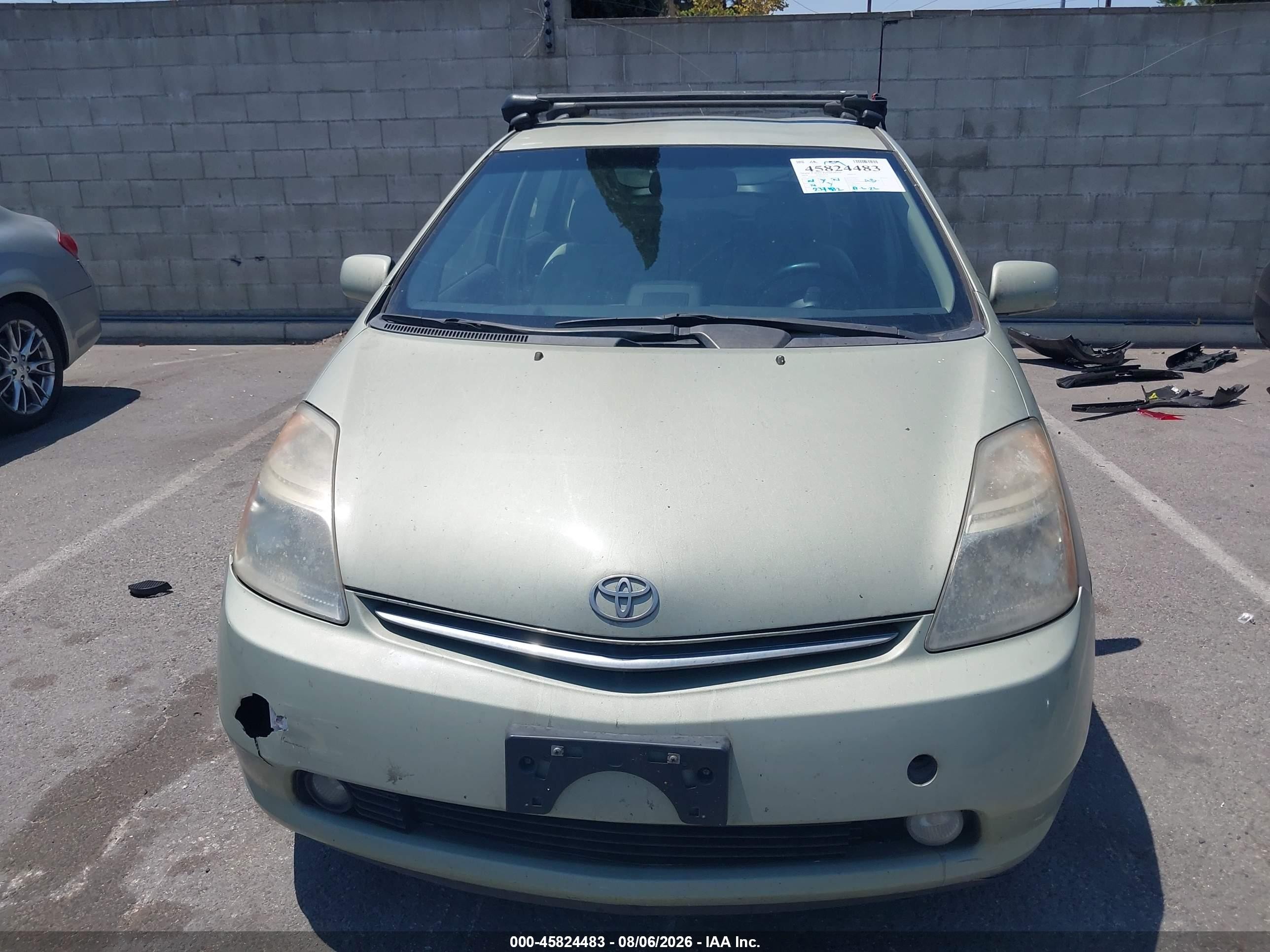 2008 Toyota Prius Green vin: JTDKB20U083313335