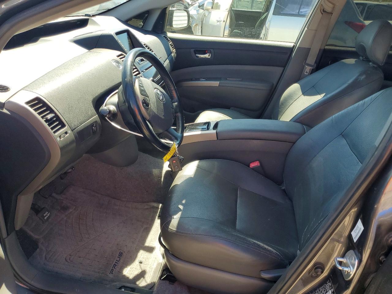 2008 Toyota Prius Base Gray vin: JTDKB20U083326327