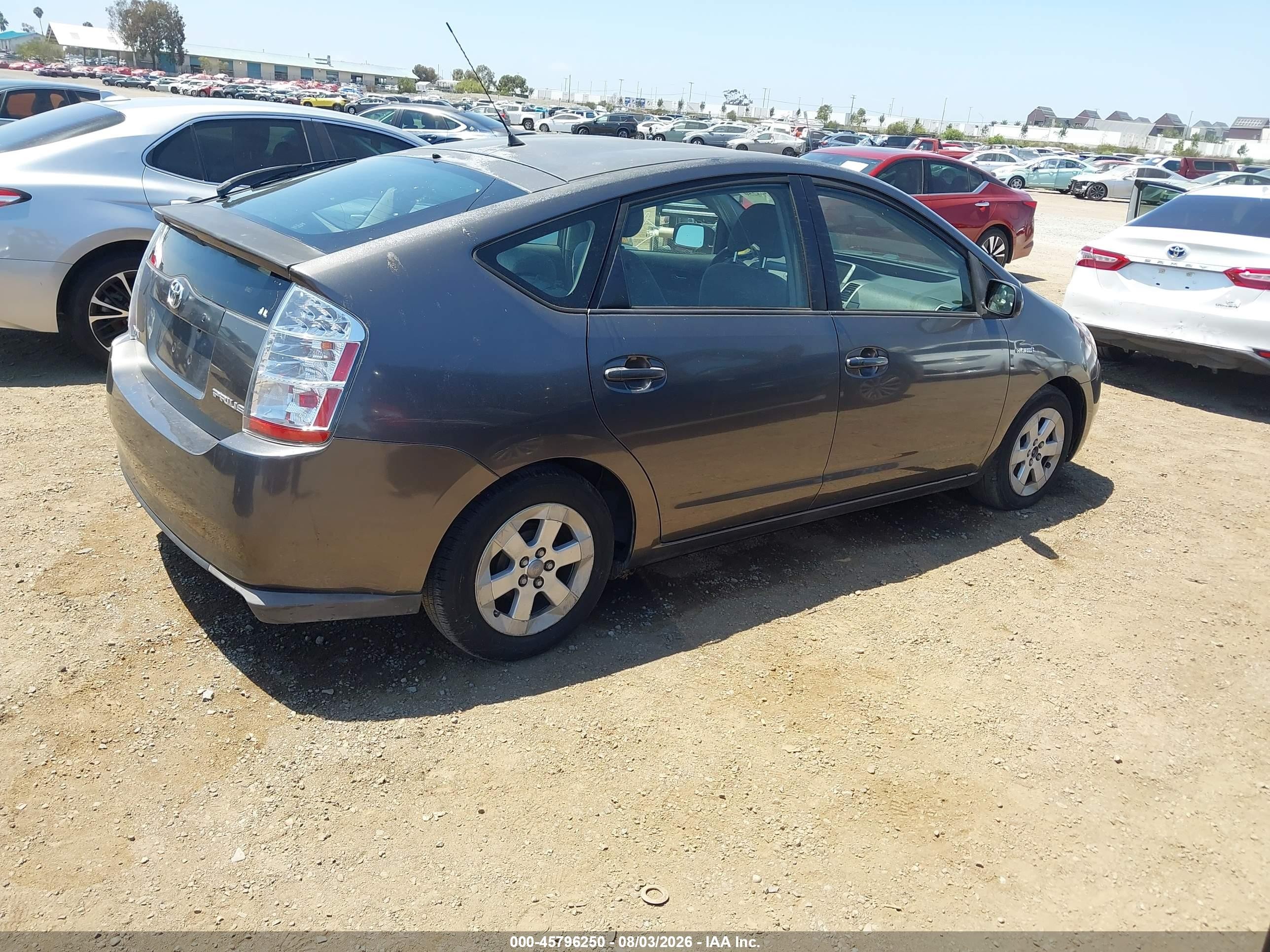2008 Toyota Prius   Gray vin: JTDKB20U083331849