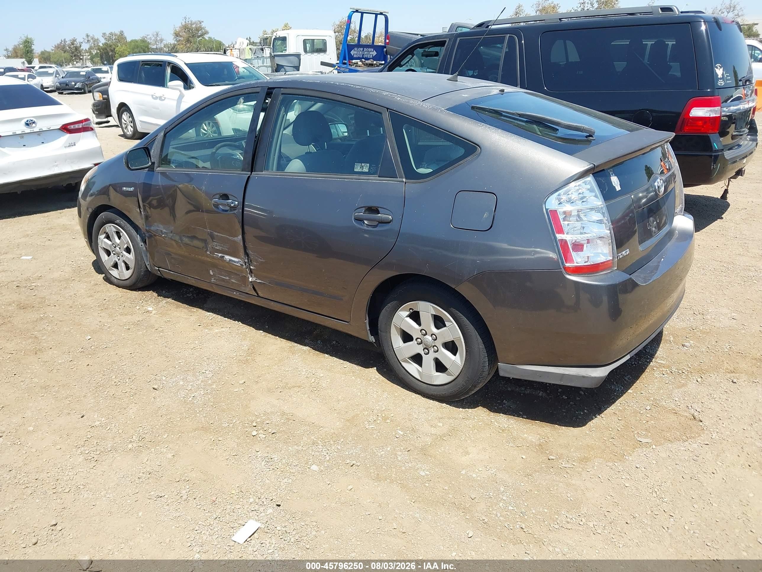 2008 Toyota Prius   Gray vin: JTDKB20U083331849