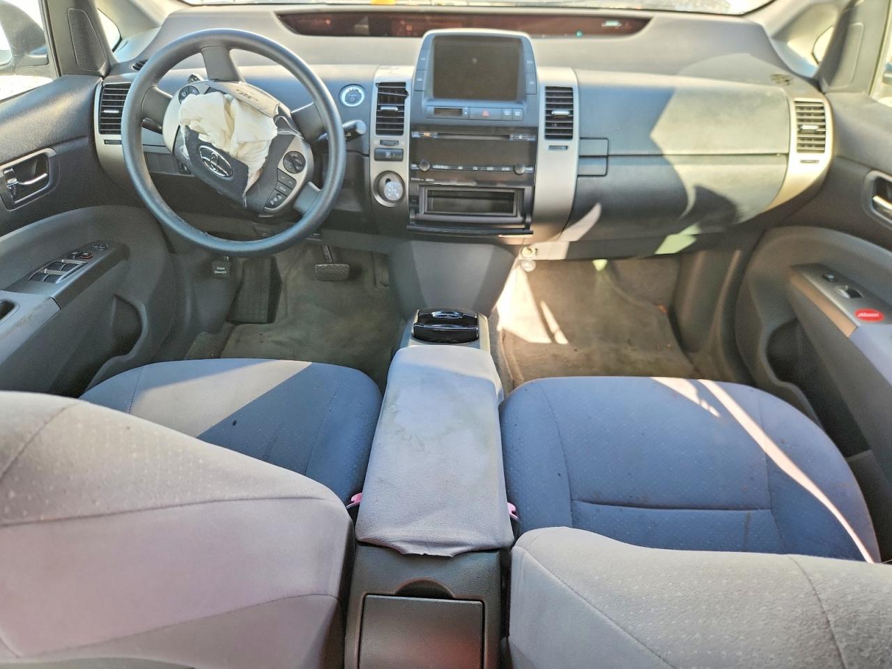 2008 Toyota Prius Base White vin: JTDKB20U083332337