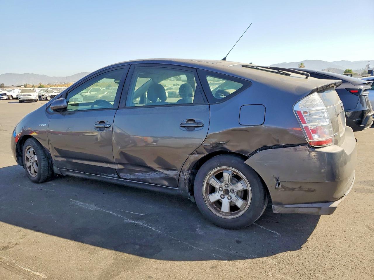 2008 Toyota Prius Base Gray vin: JTDKB20U083342768