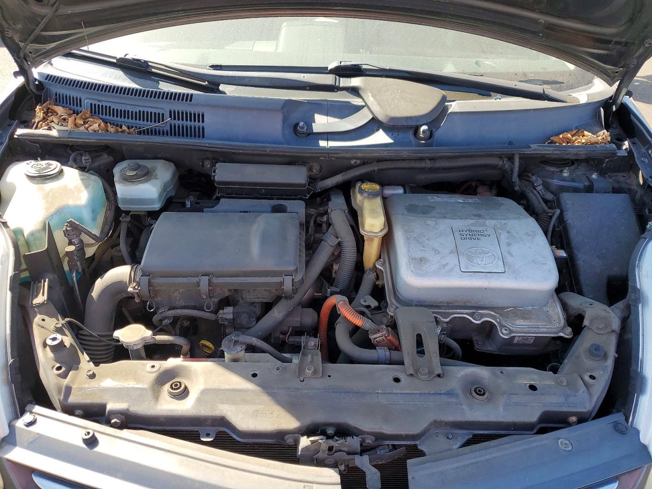 2008 Toyota Prius Base Gray vin: JTDKB20U083342768