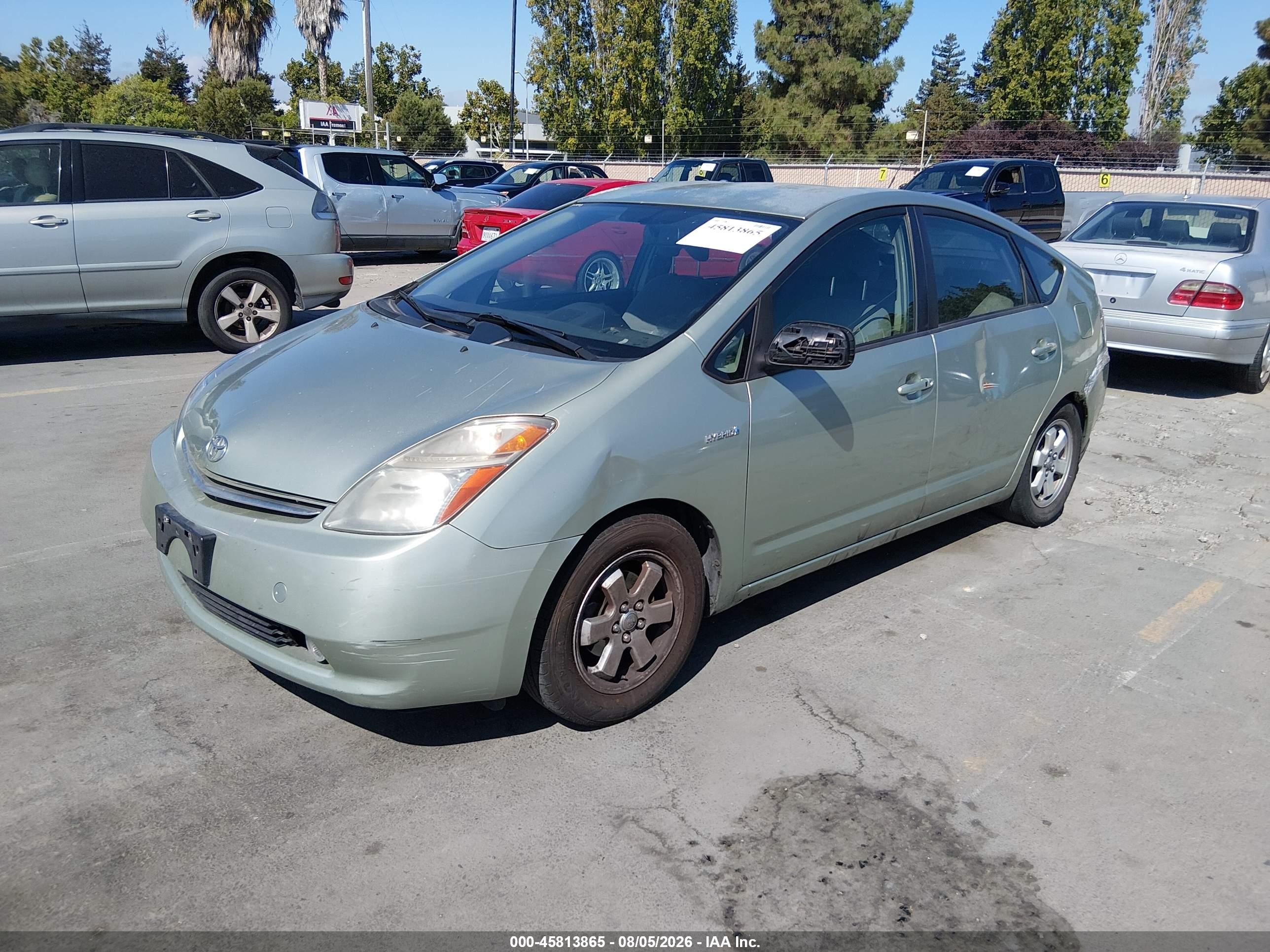 2008 Toyota Prius   Зеленый vin: JTDKB20U083343354