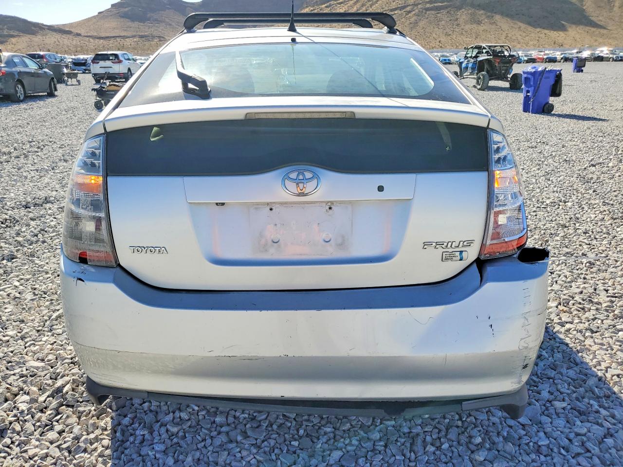 2008 Toyota Prius Base Silver vin: JTDKB20U083344584