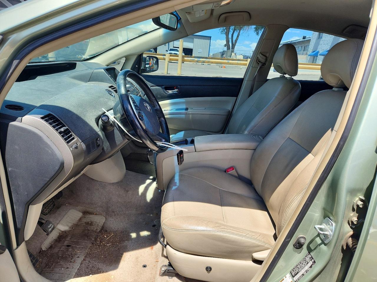 2008 Toyota Prius Base Green vin: JTDKB20U083344827