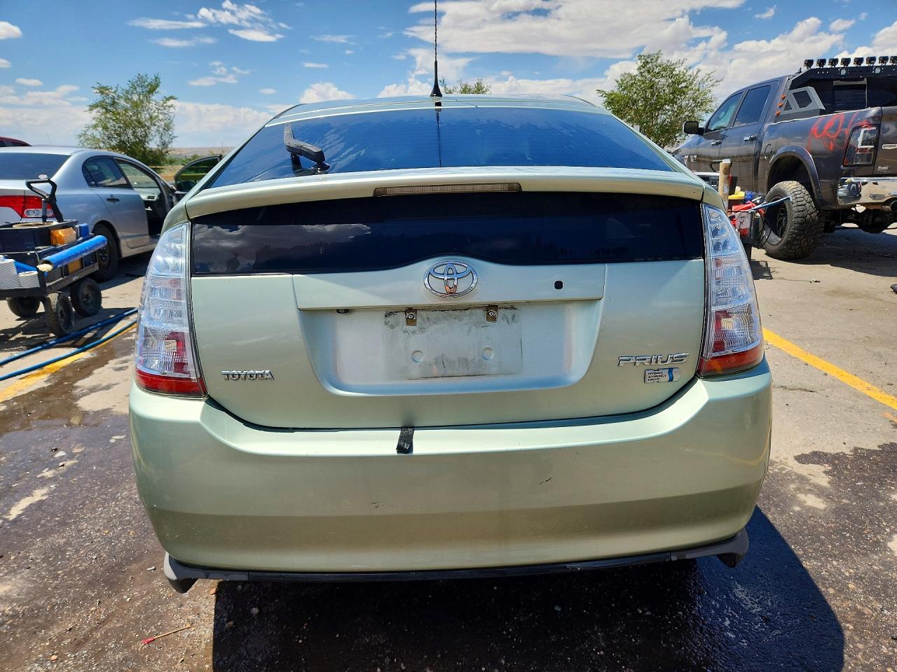 2008 Toyota Prius Base Green vin: JTDKB20U083344827