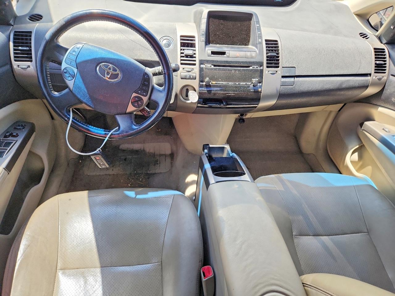 2008 Toyota Prius Base Green vin: JTDKB20U083344827