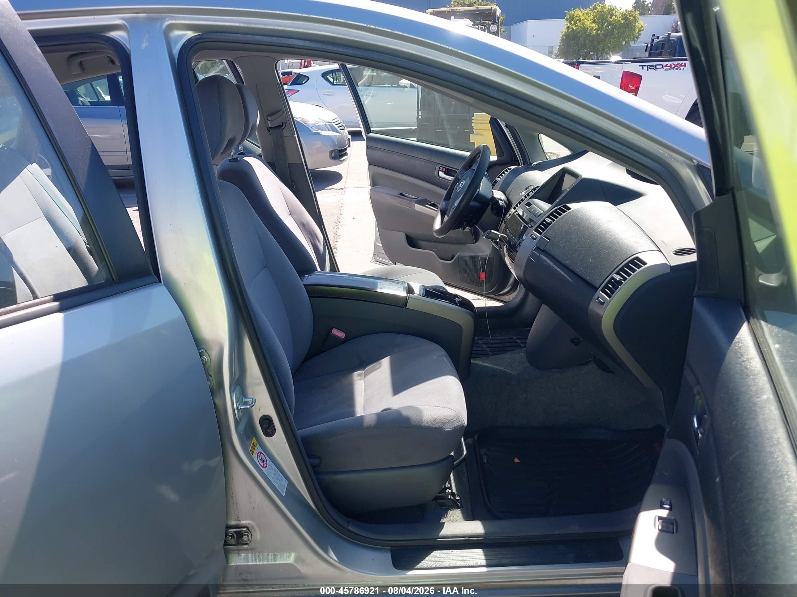 2008 Toyota Prius   Gray vin: JTDKB20U083350076
