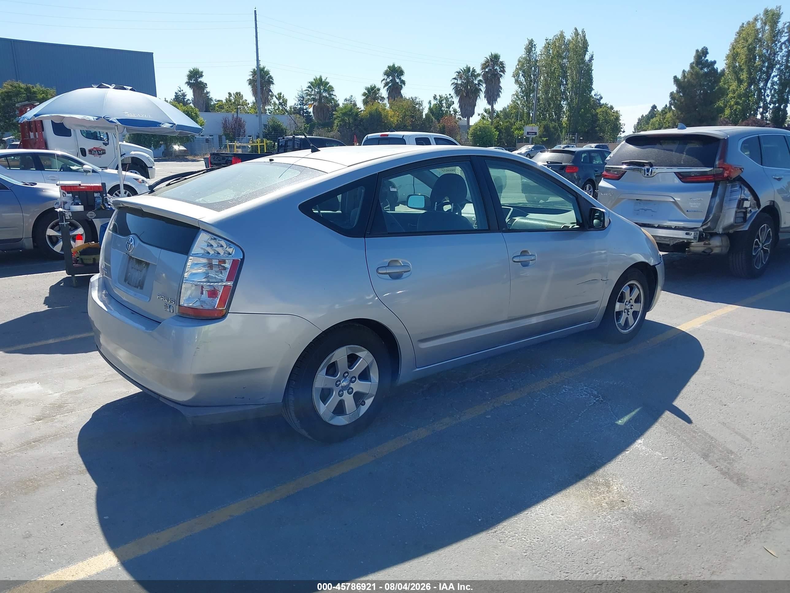 2008 Toyota Prius   Gray vin: JTDKB20U083350076