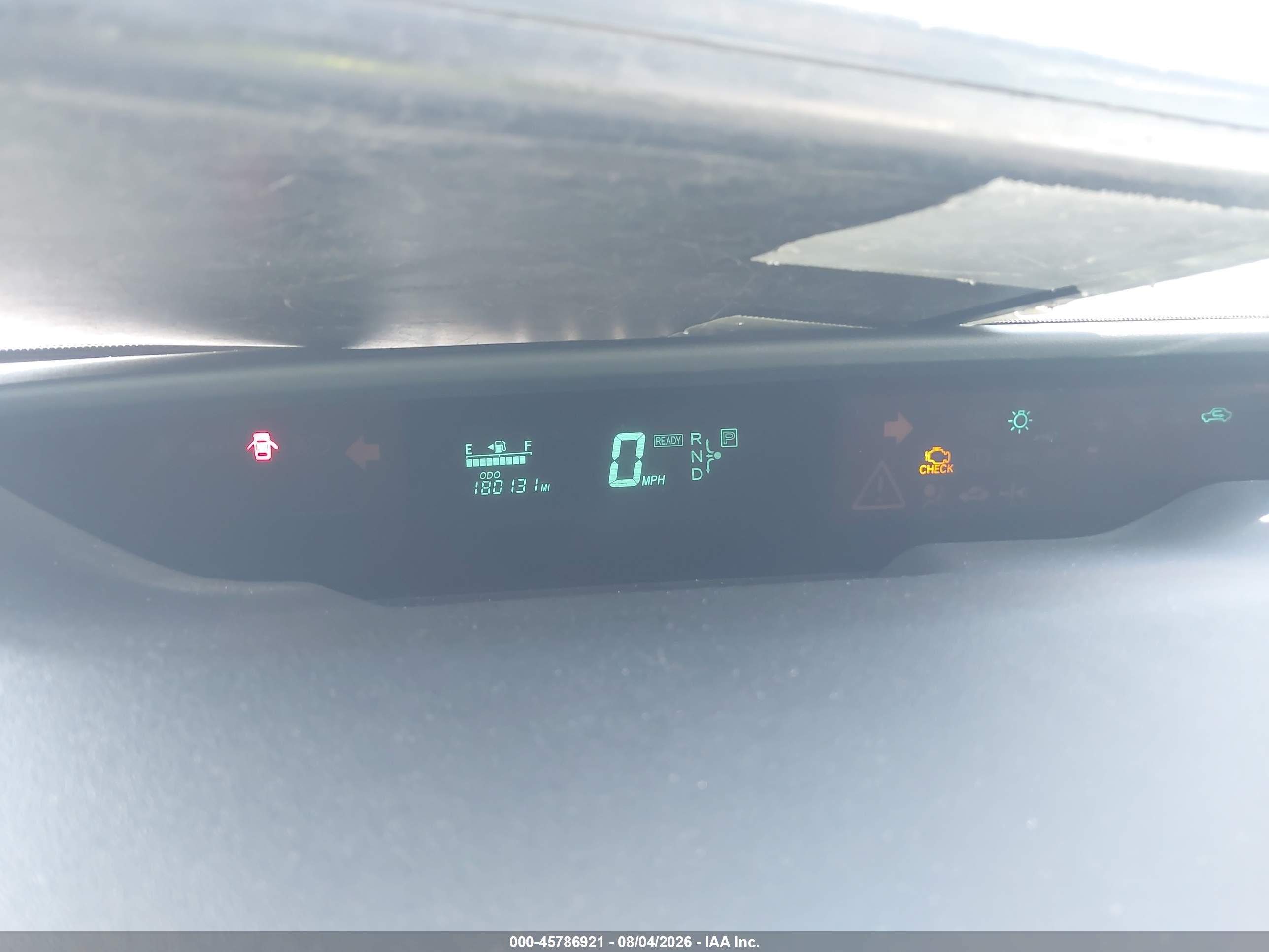 2008 Toyota Prius   Gray vin: JTDKB20U083350076