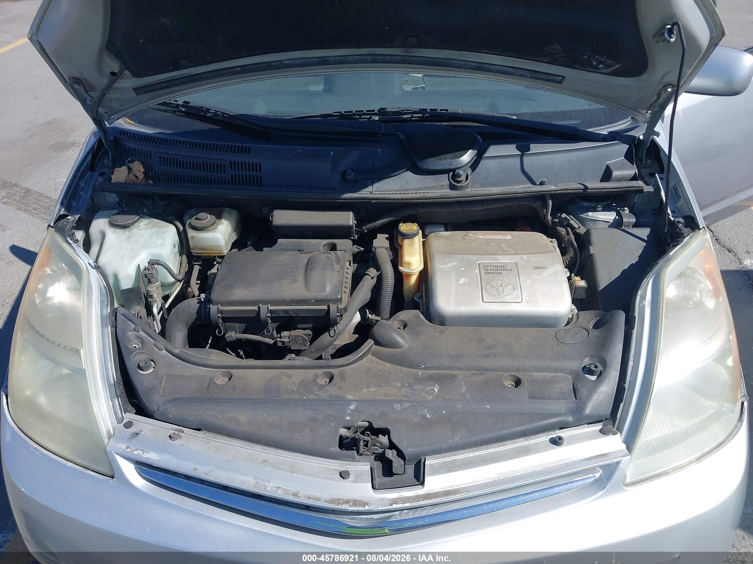 2008 Toyota Prius   Gray vin: JTDKB20U083350076