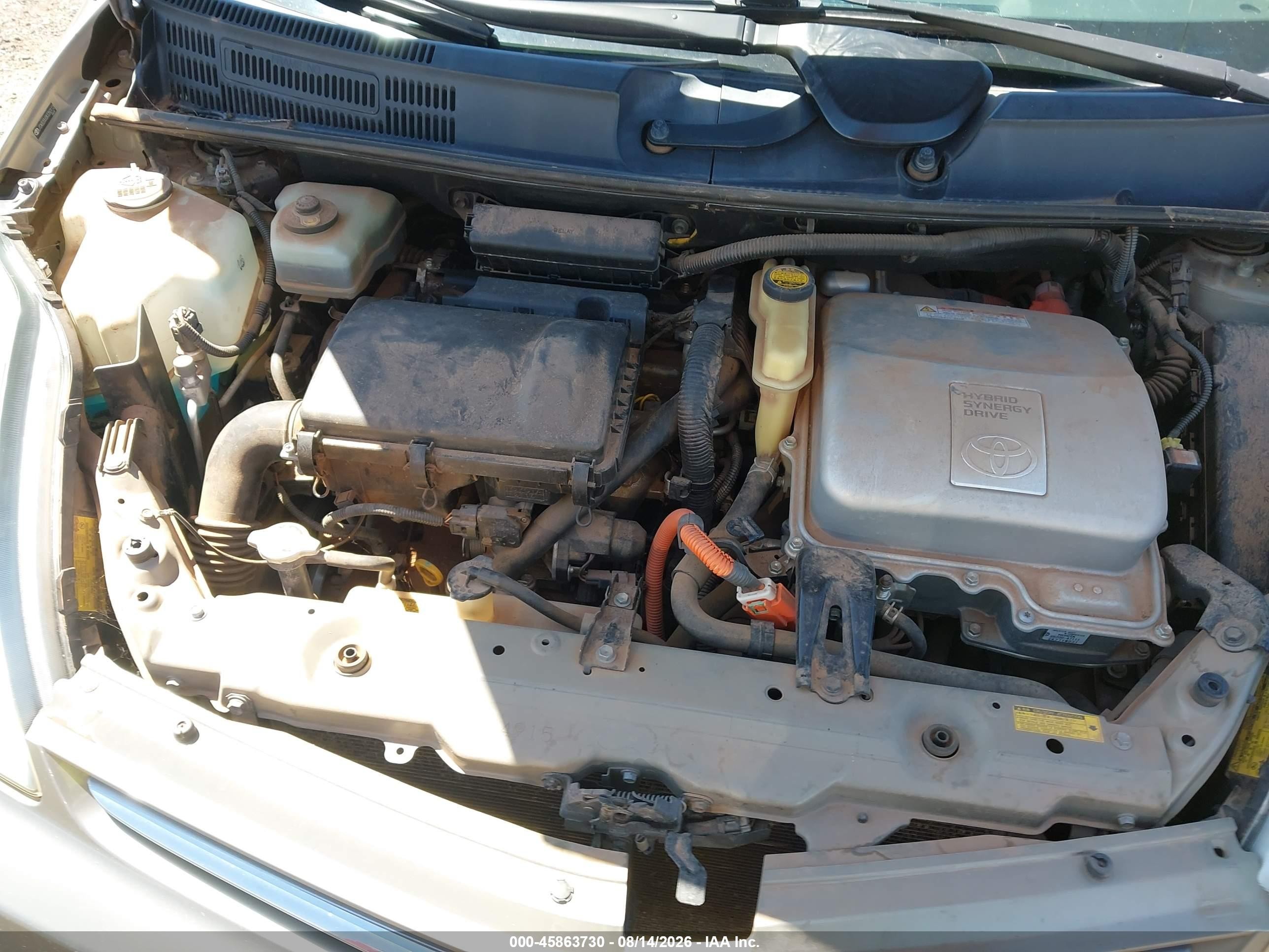 2008 Toyota Prius   Gold vin: JTDKB20U083350112