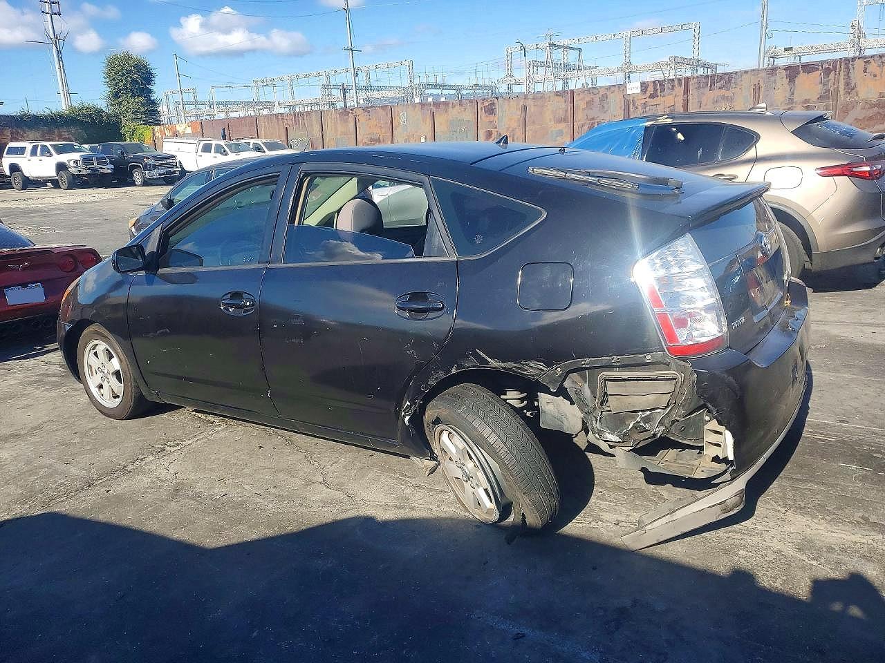 2008 Toyota Prius Base Black vin: JTDKB20U083353186