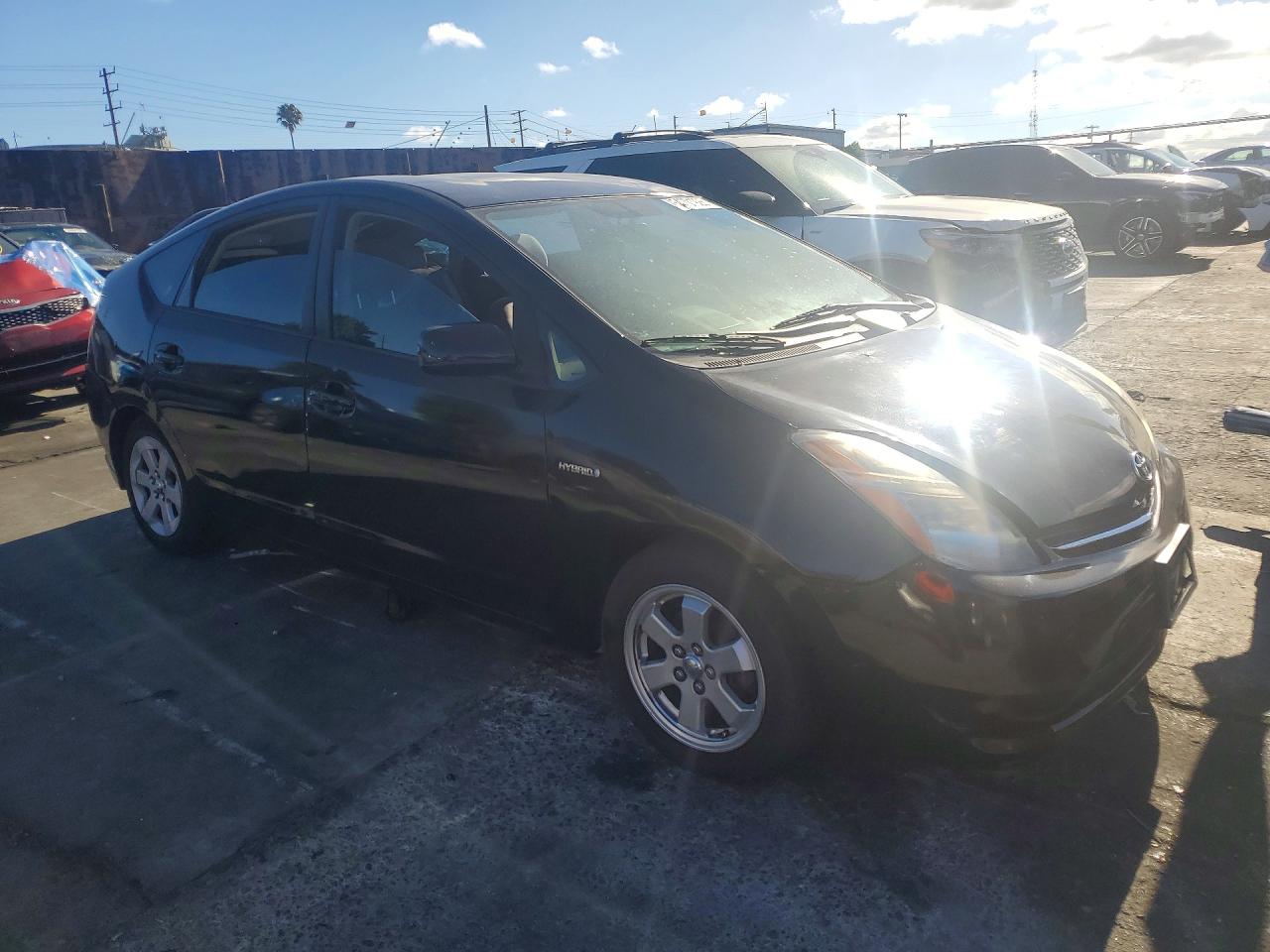 2008 Toyota Prius Base Black vin: JTDKB20U083353186