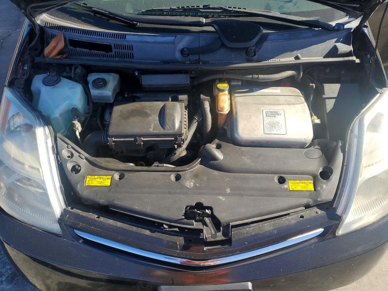 2008 Toyota Prius Base Black vin: JTDKB20U083353186
