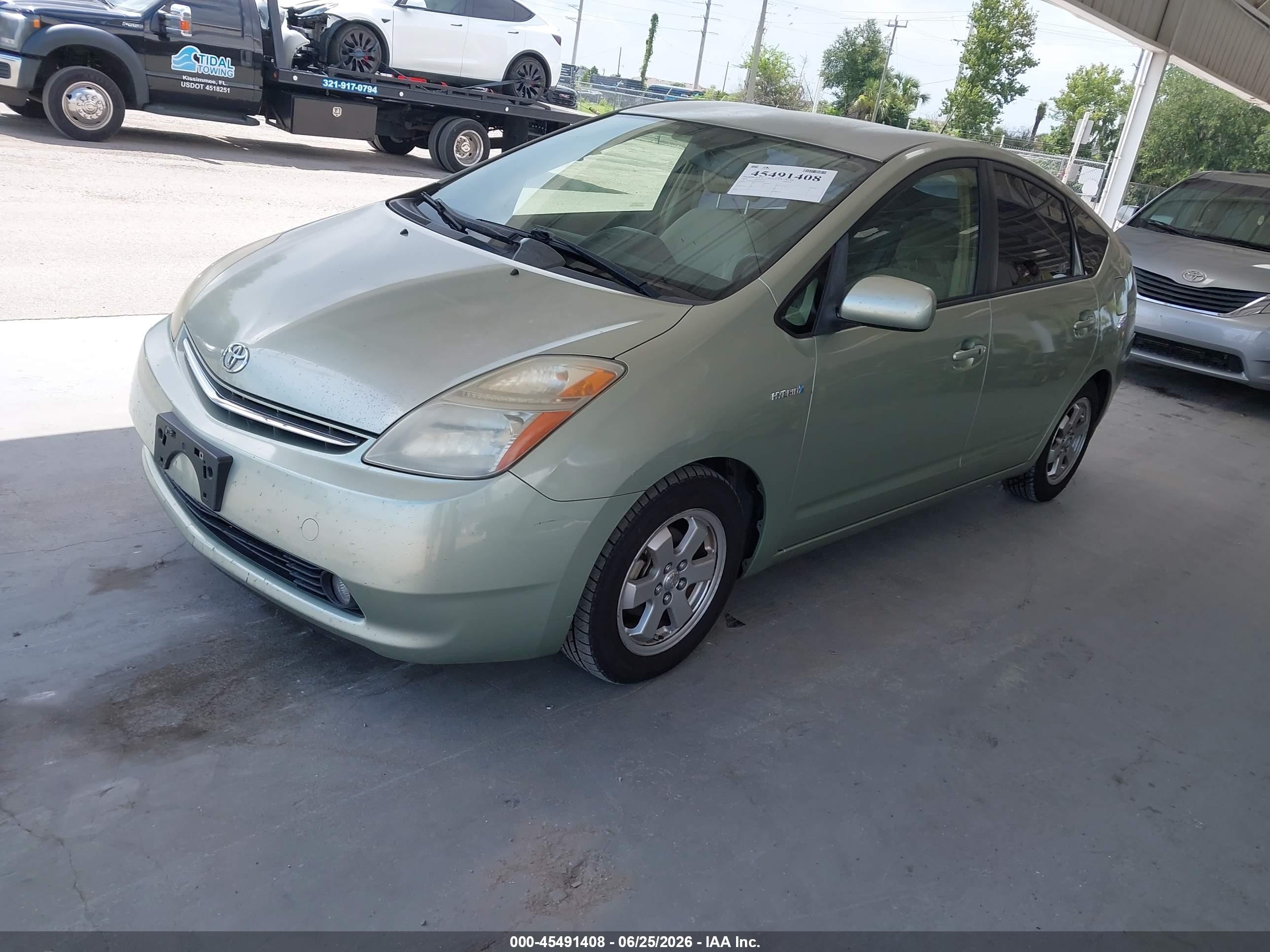 2008 Toyota Prius   Green vin: JTDKB20U083364348