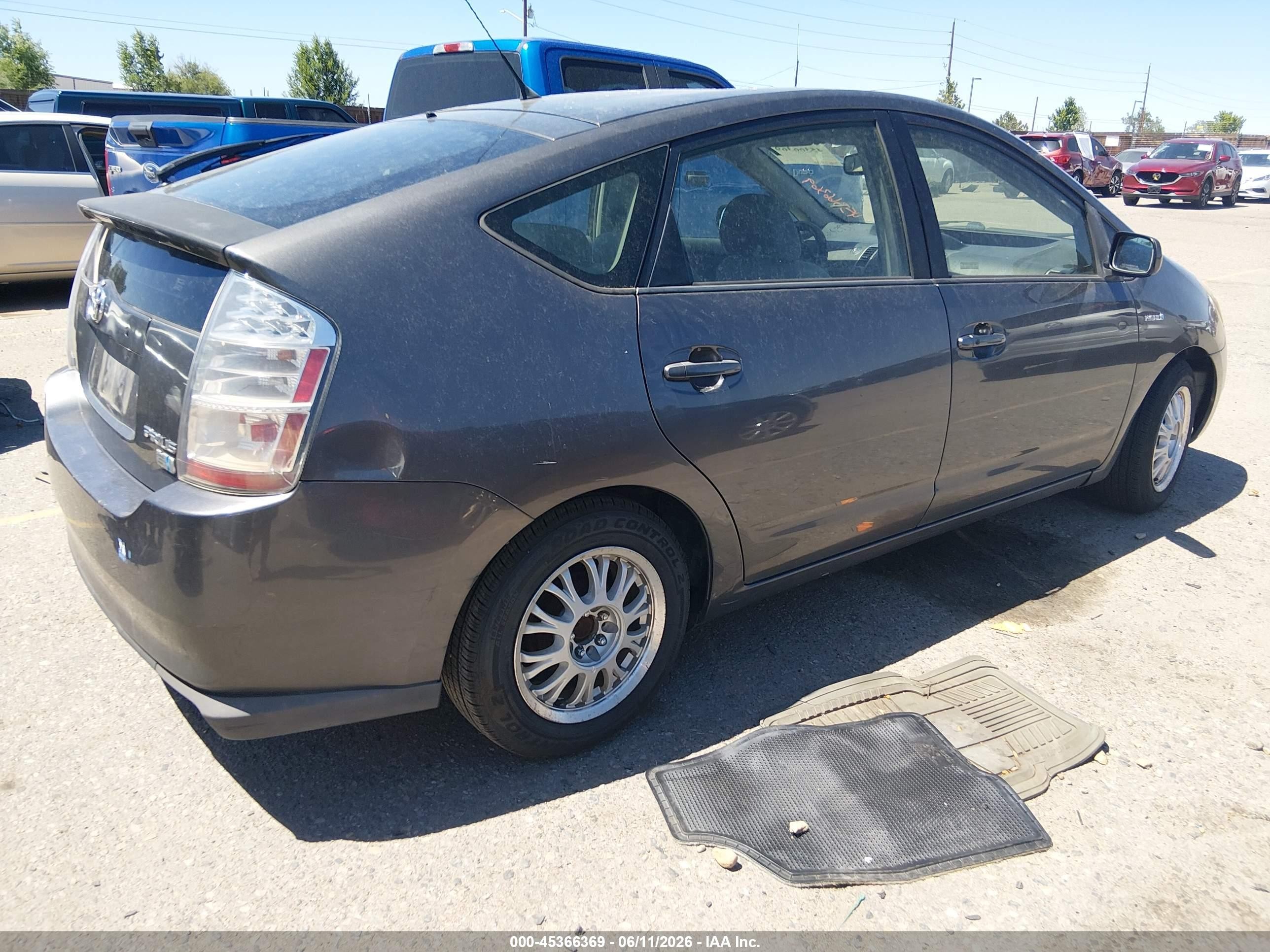 2008 Toyota Prius   Gray vin: JTDKB20U083364866