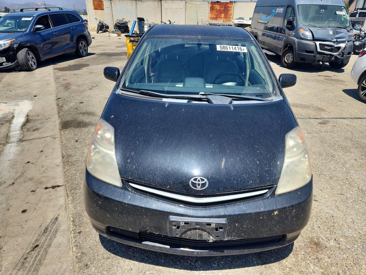 2008 Toyota Prius Base Black vin: JTDKB20U083367038