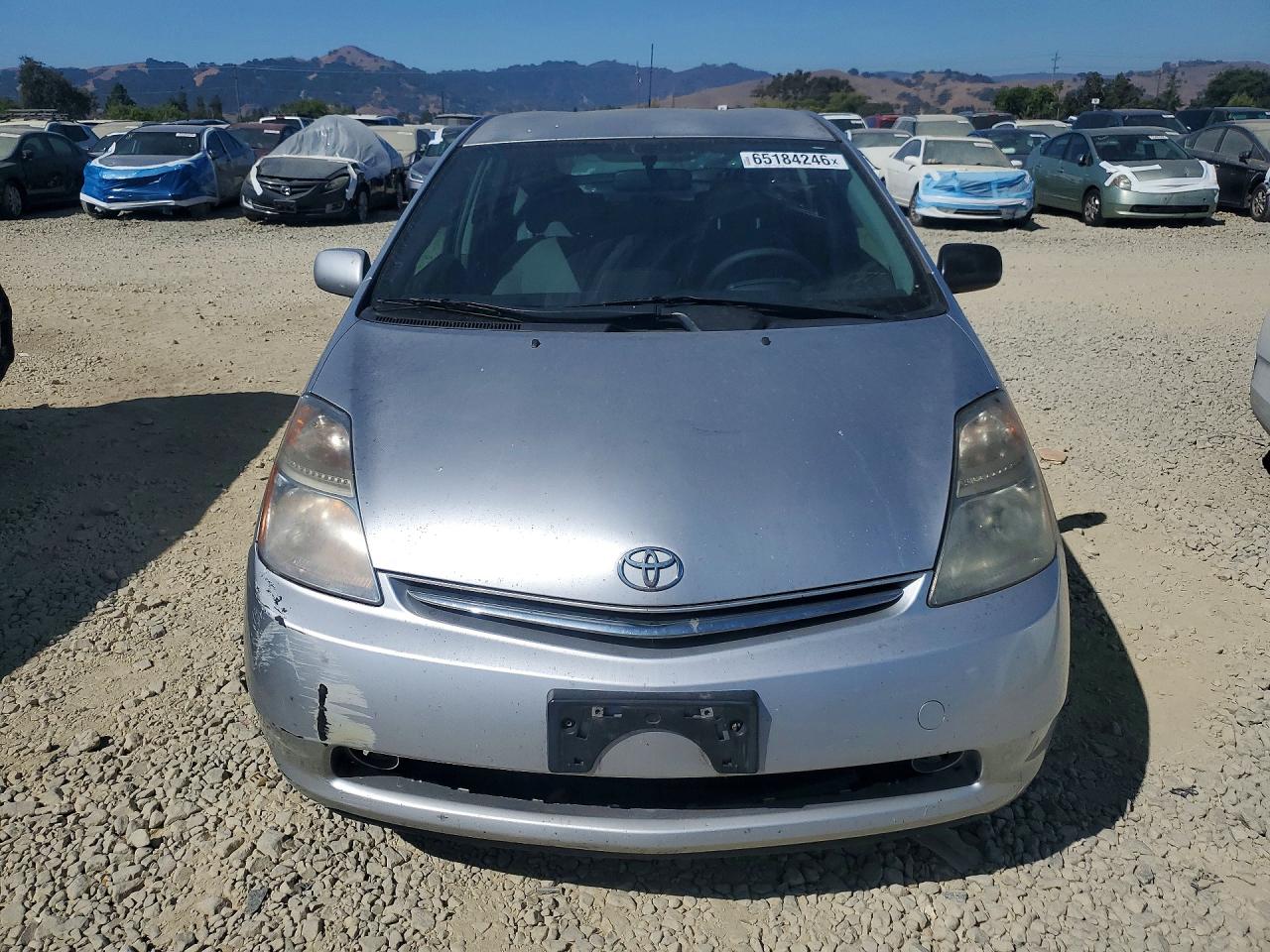 2008 Toyota Prius Base Gray vin: JTDKB20U083378055