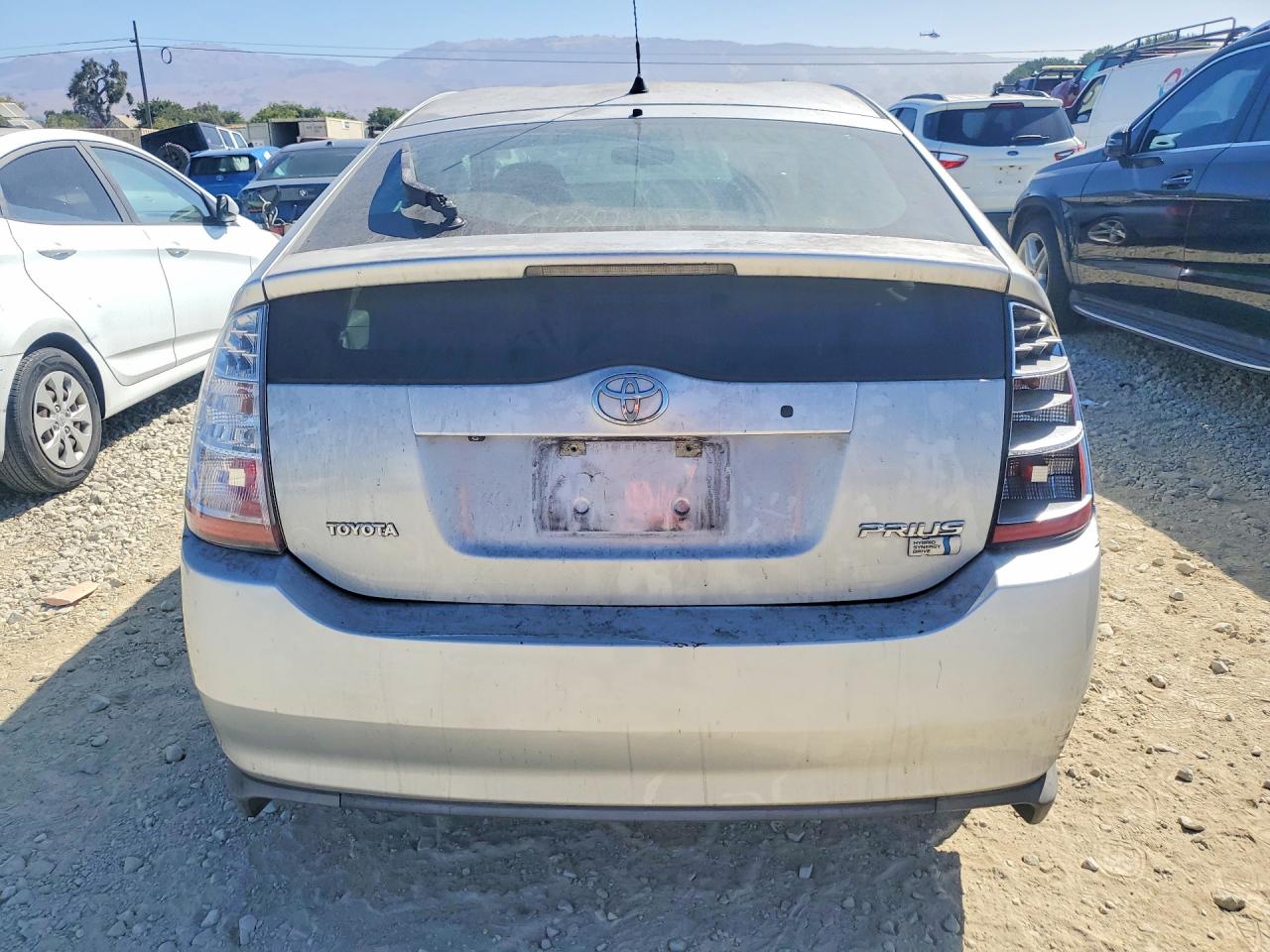 2008 Toyota Prius Base Gray vin: JTDKB20U083378055