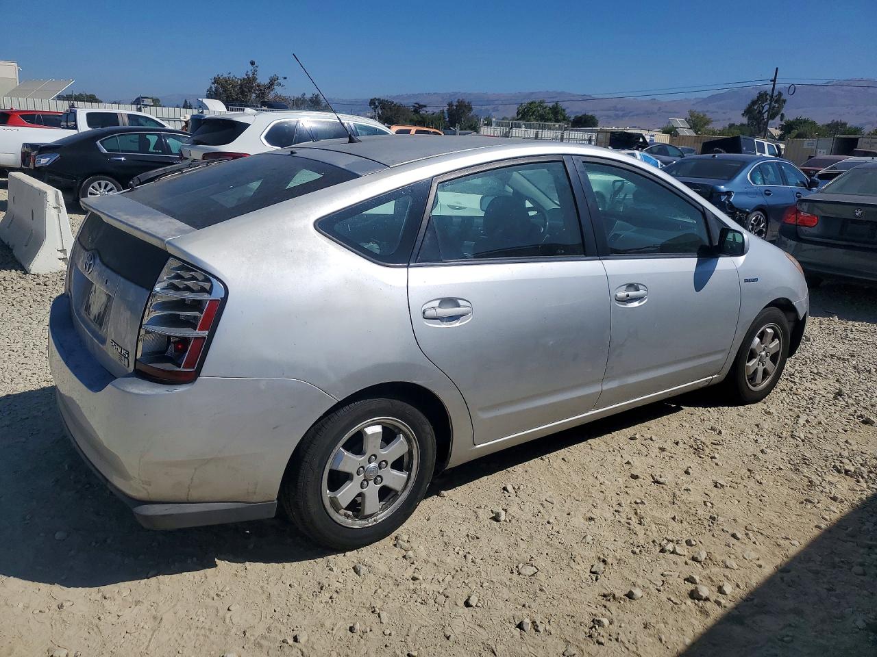 2008 Toyota Prius Base Gray vin: JTDKB20U083378055